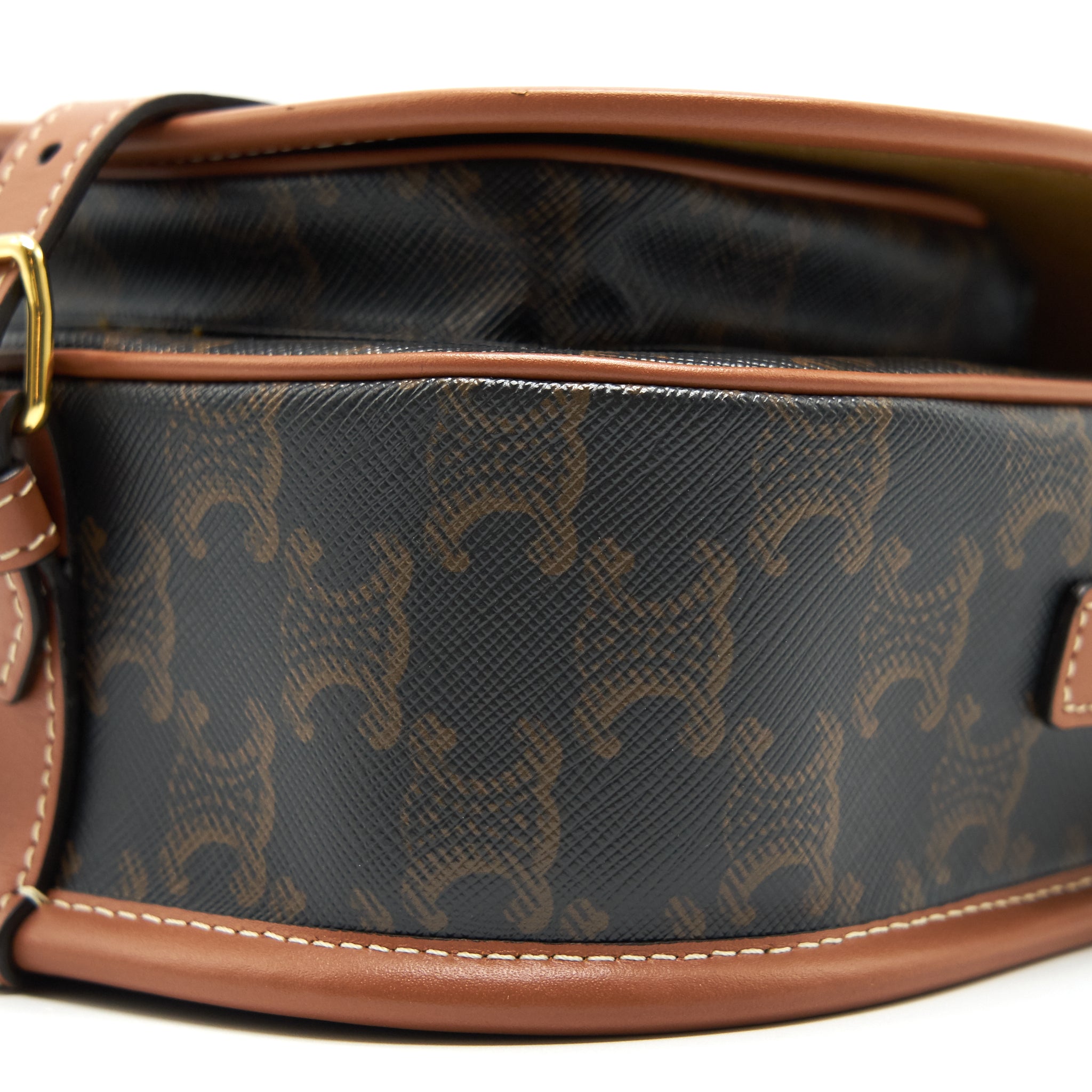 CELINE FLOCO BAG IN TRIOMPHE CANVAS