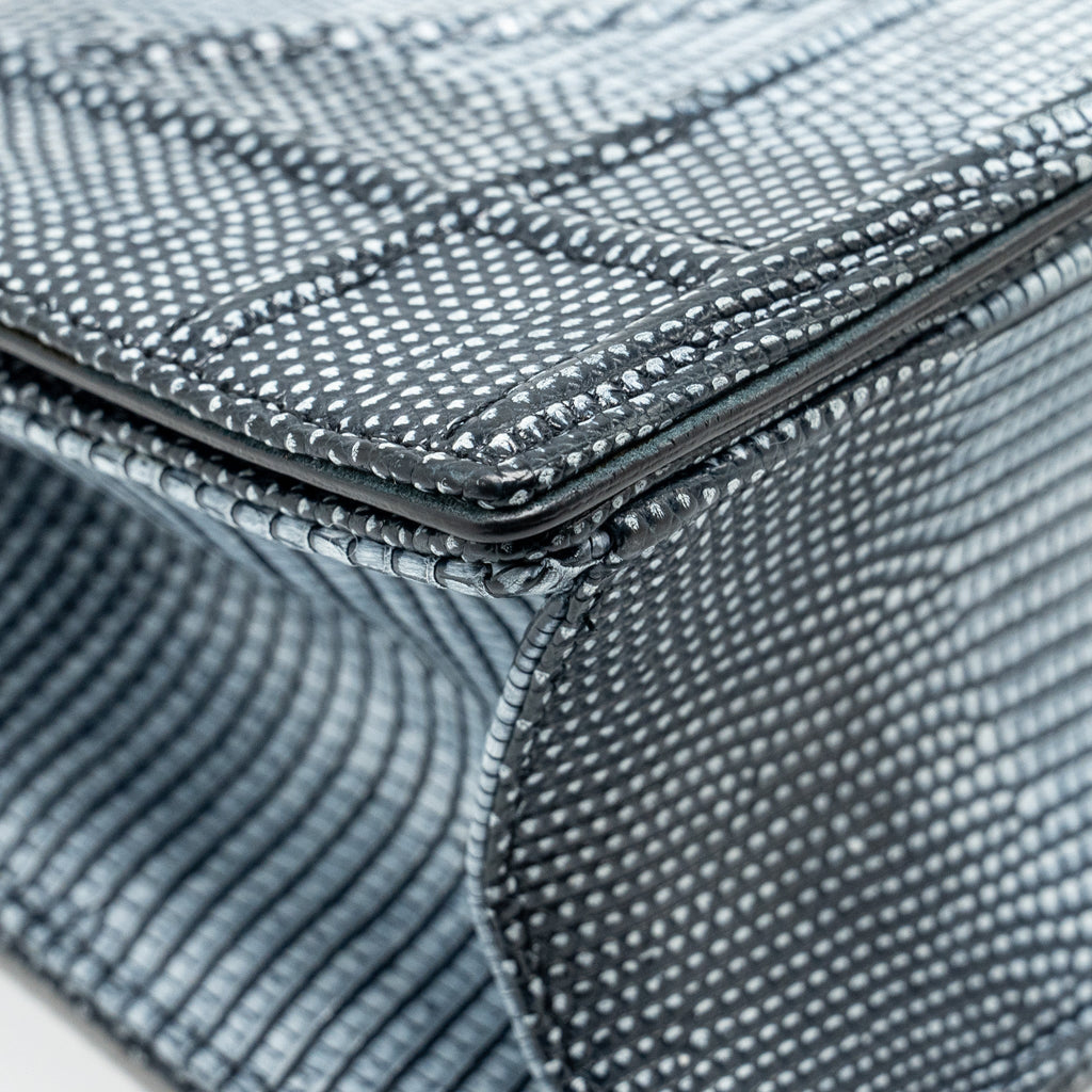 DIOR SMALL DIORAMA LIZARD SILVER/MULTICOLOUR SHW