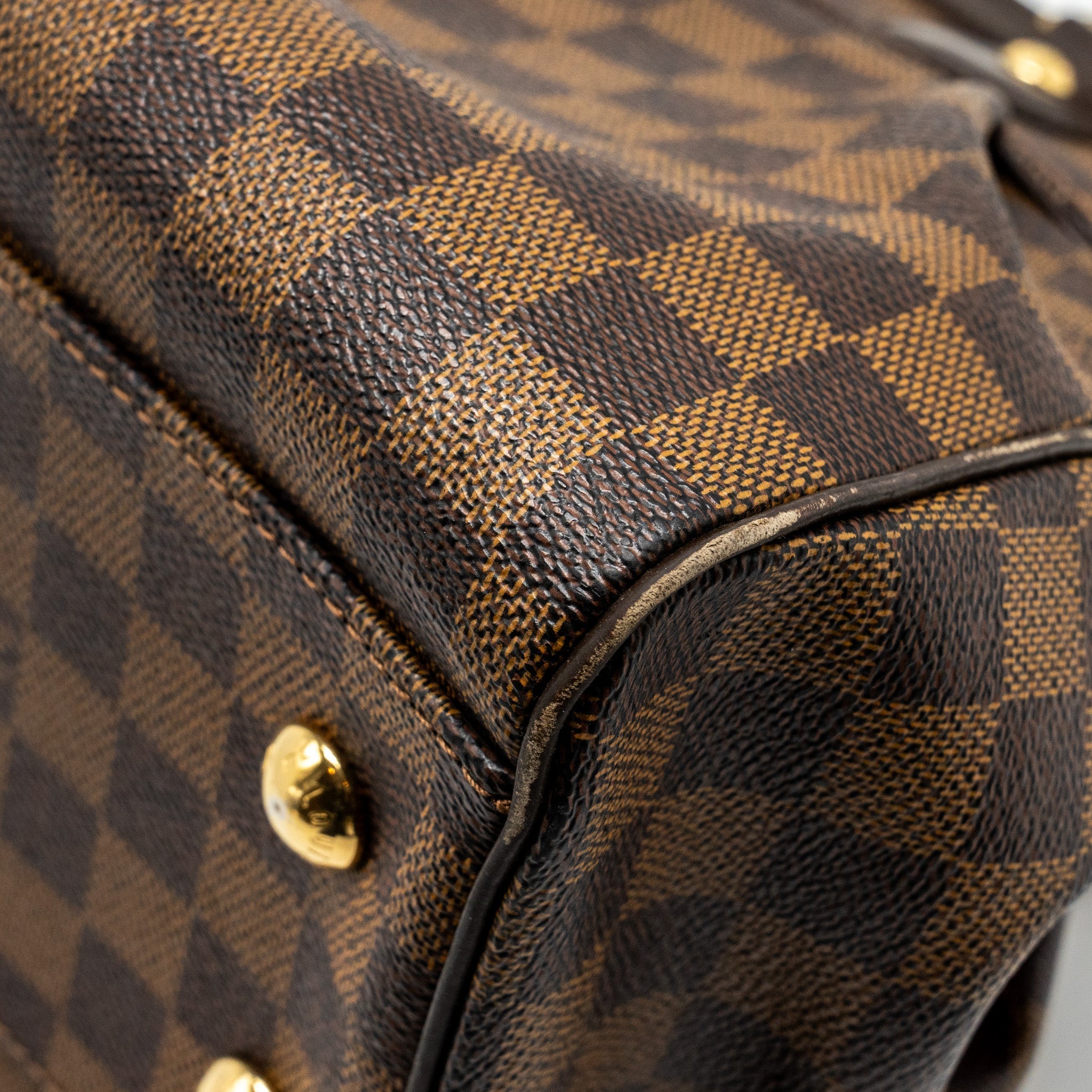 LOUIS VUITTON TREVI PM DAMIER EBENE CANVAS GHW