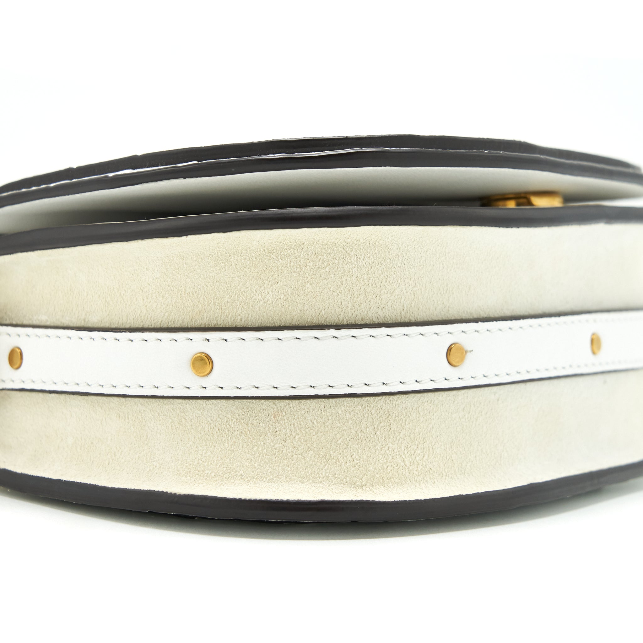 CHLOE NILE SHOULDER BAG WHITE GHW