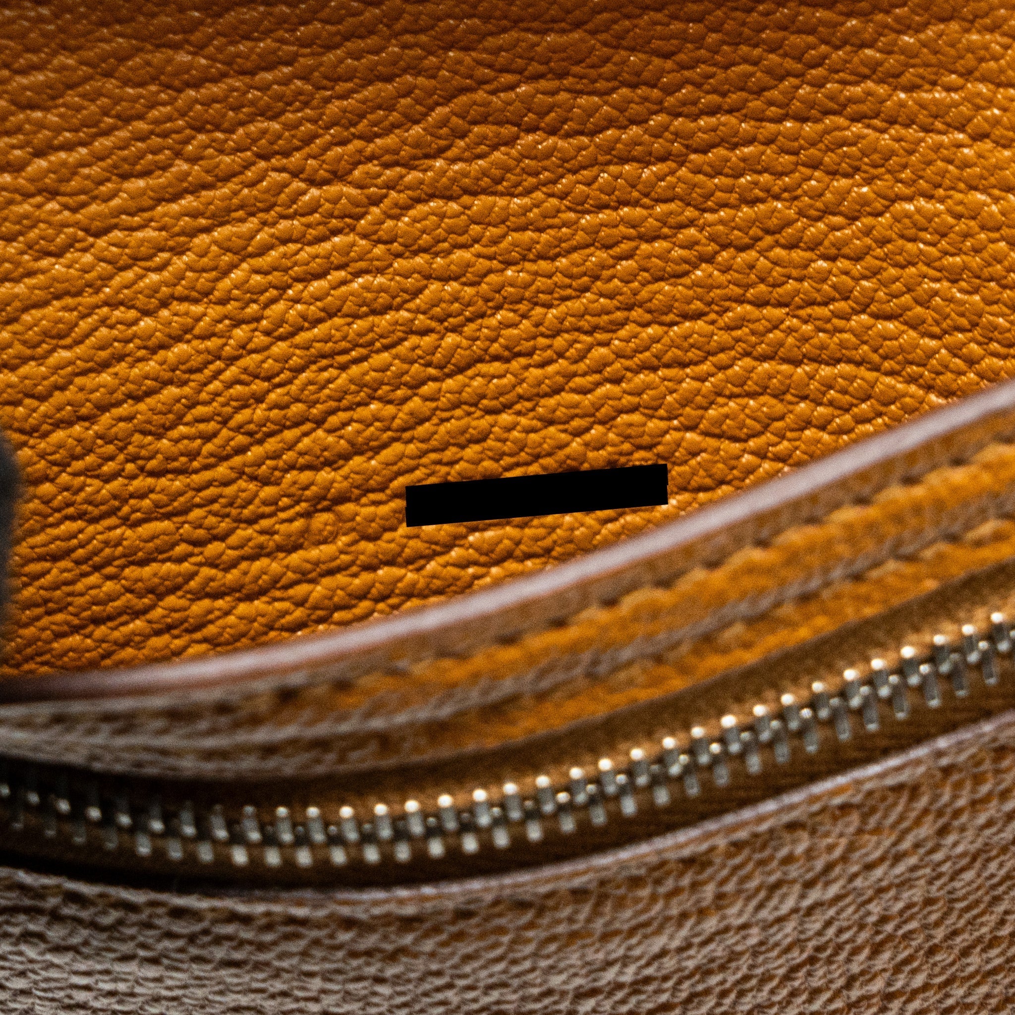 HERMES BEARN COMPACT WALLET CHEVRE MYSORE CARAMEL SHW