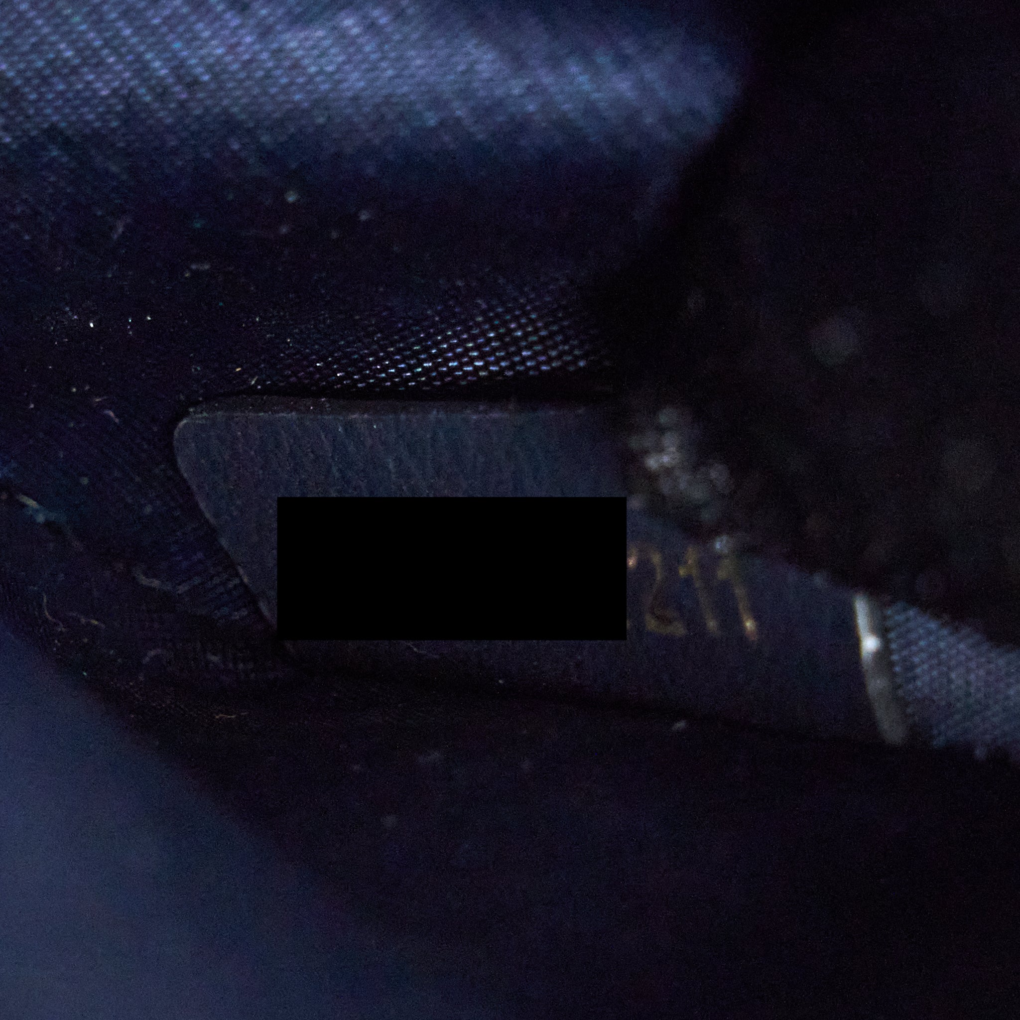 DIOR SADDLE POUCH WITH CHAIN BLUE DIOR OBLIQUE JACQUARD GHW