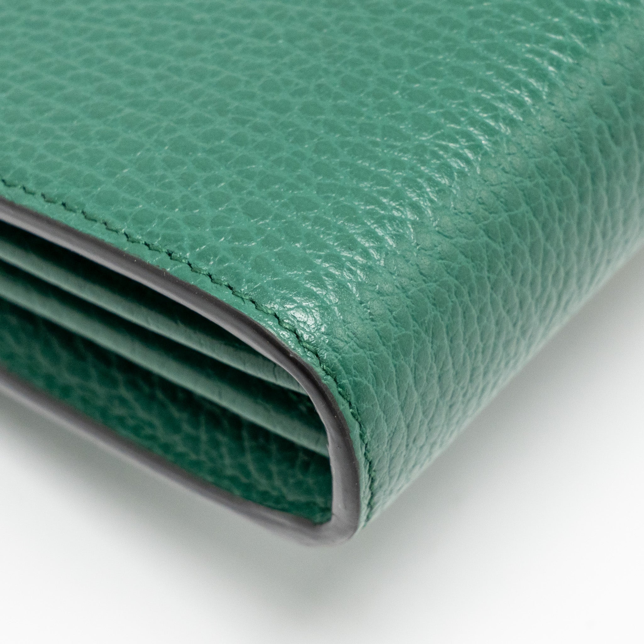GUCCI MINI DIONYSUS WALLET ON CHAIN CALFSKIN GREEN MULTICOLOUR HARDWARE