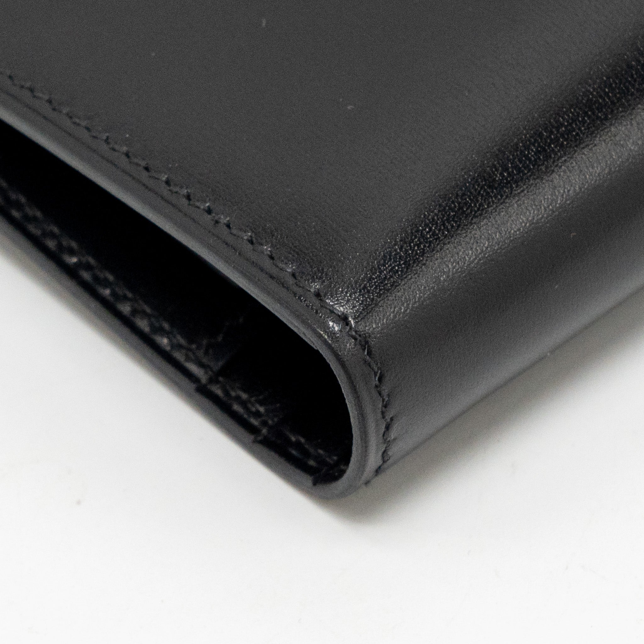 HERMES BEARN WALLET BOX BLACK GHW