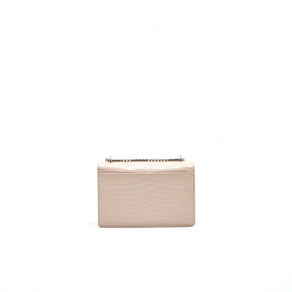 SAINT LAURENT /YSL SMALL WALLET ON CHAIN PINK SHW