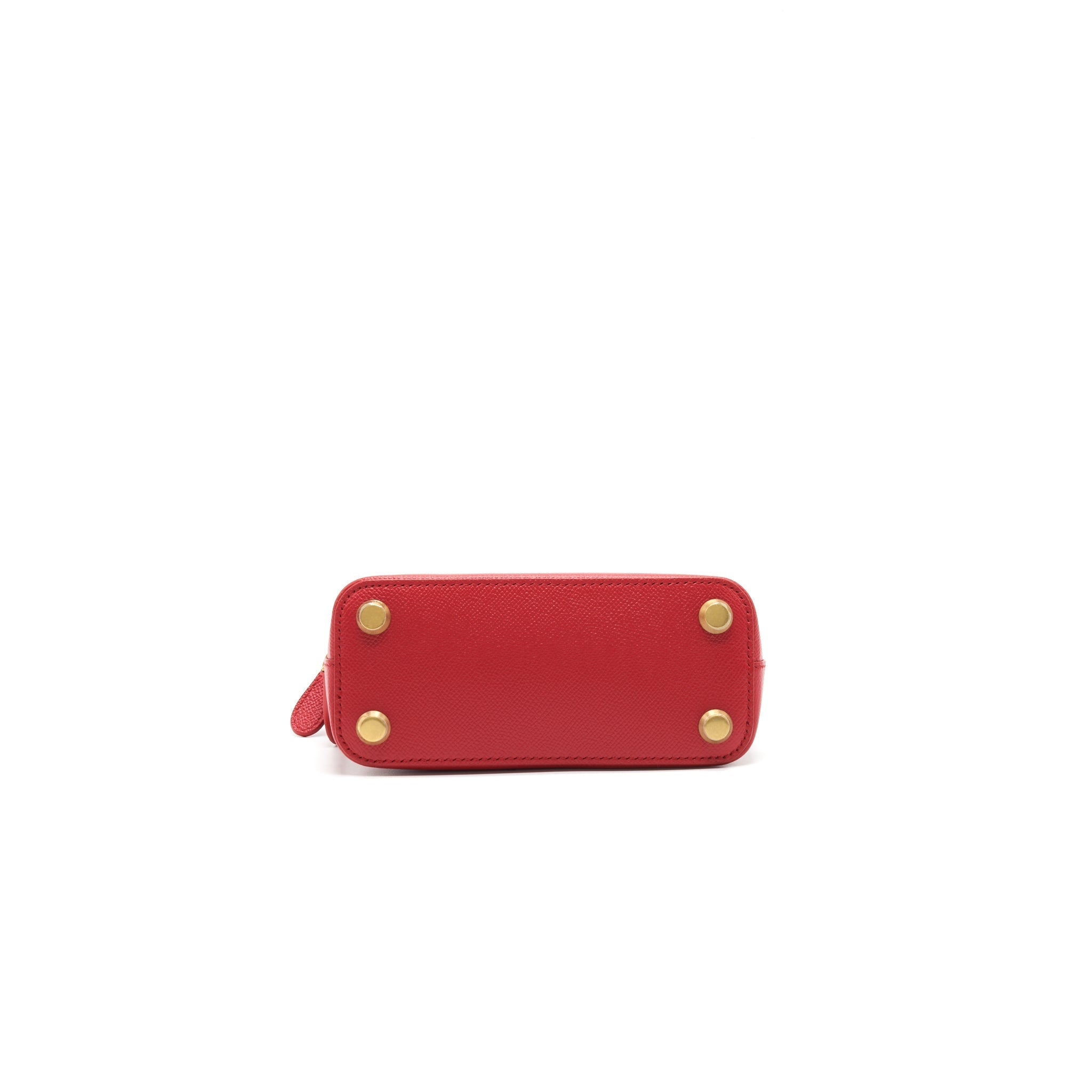 BALENCIAGA VILLE TOP HANDLE TOTE BAG XXS RED