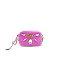 GUCCI VELVET MINI MARMONT CAMERA BAG PINK