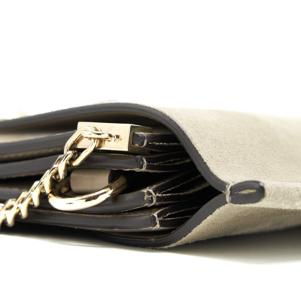 CHLOE FAYE BAG GREY SHW