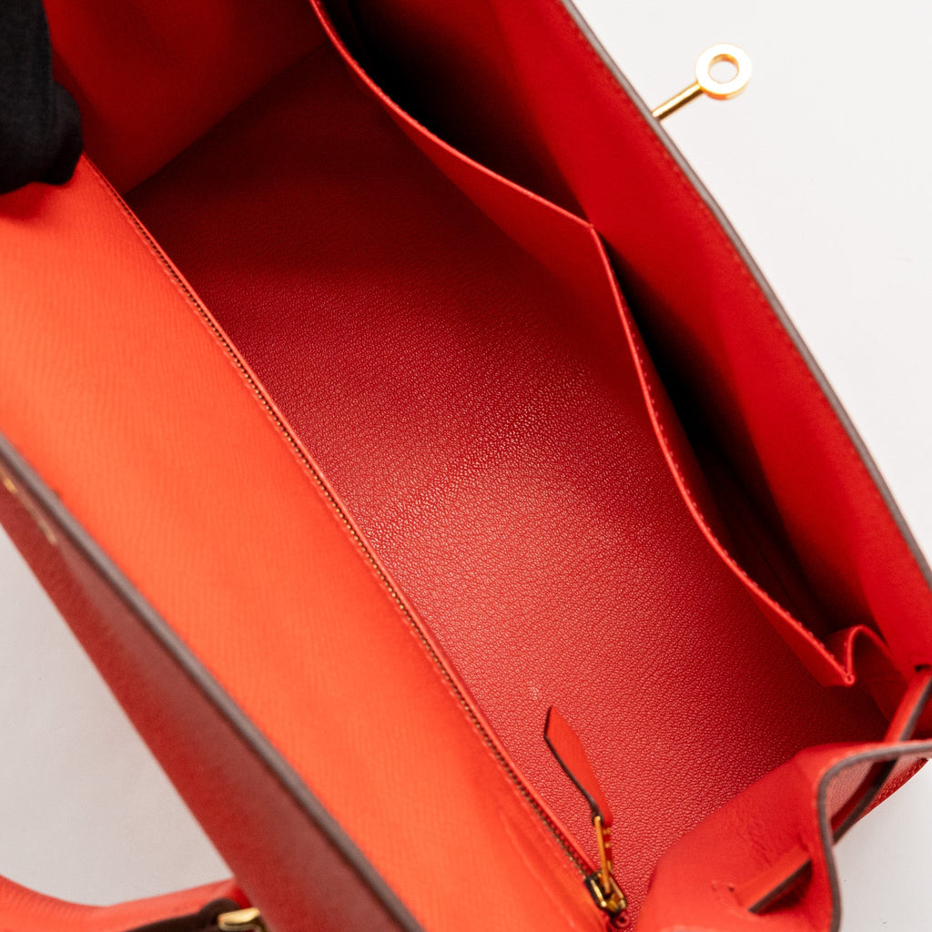 HERMES KELLY 32 EPSOM T5 ROSE JAIPUR GHW