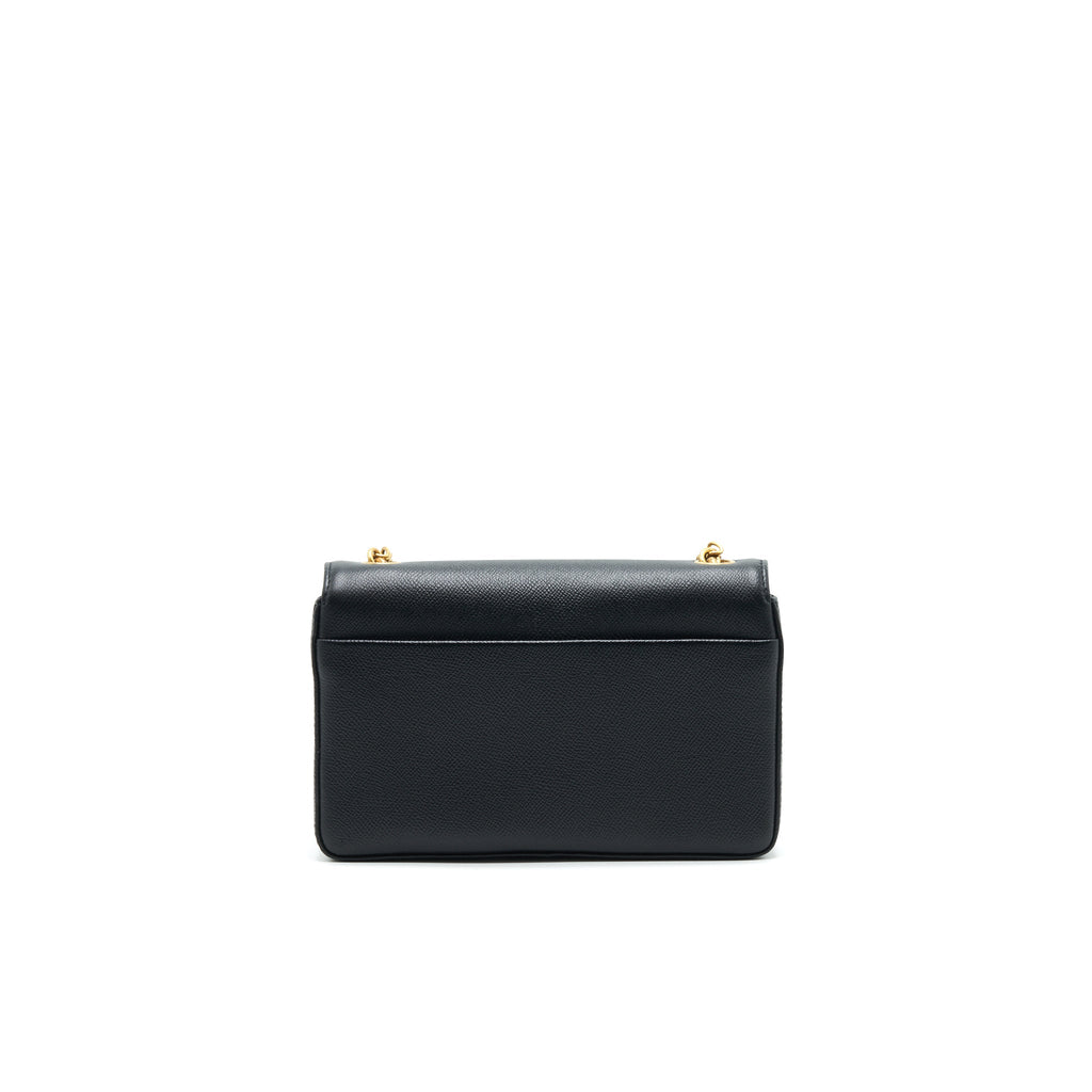BALENCIAGA BB CHAIN SHOULDER BAG BLACK GHW