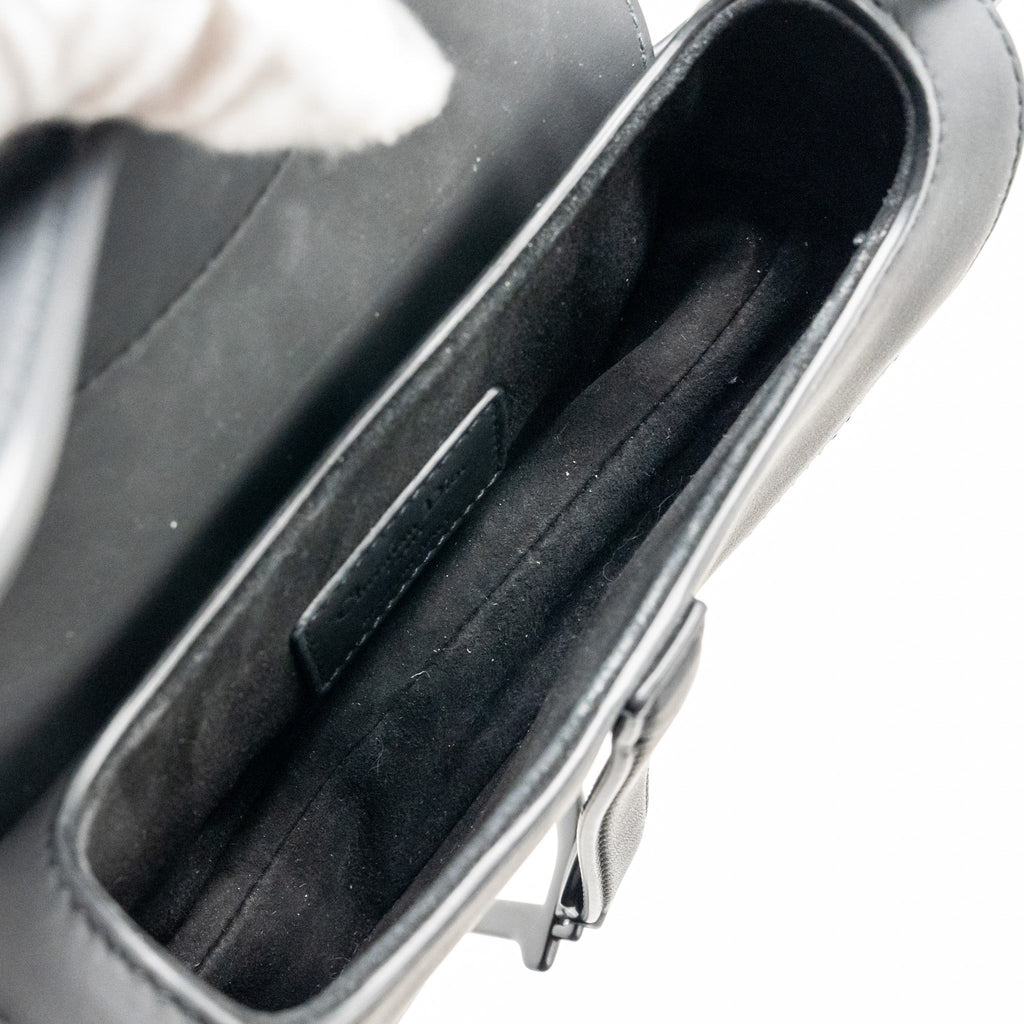 DIOR MINI SADDLE BAG CALFSKIN SO BLACK