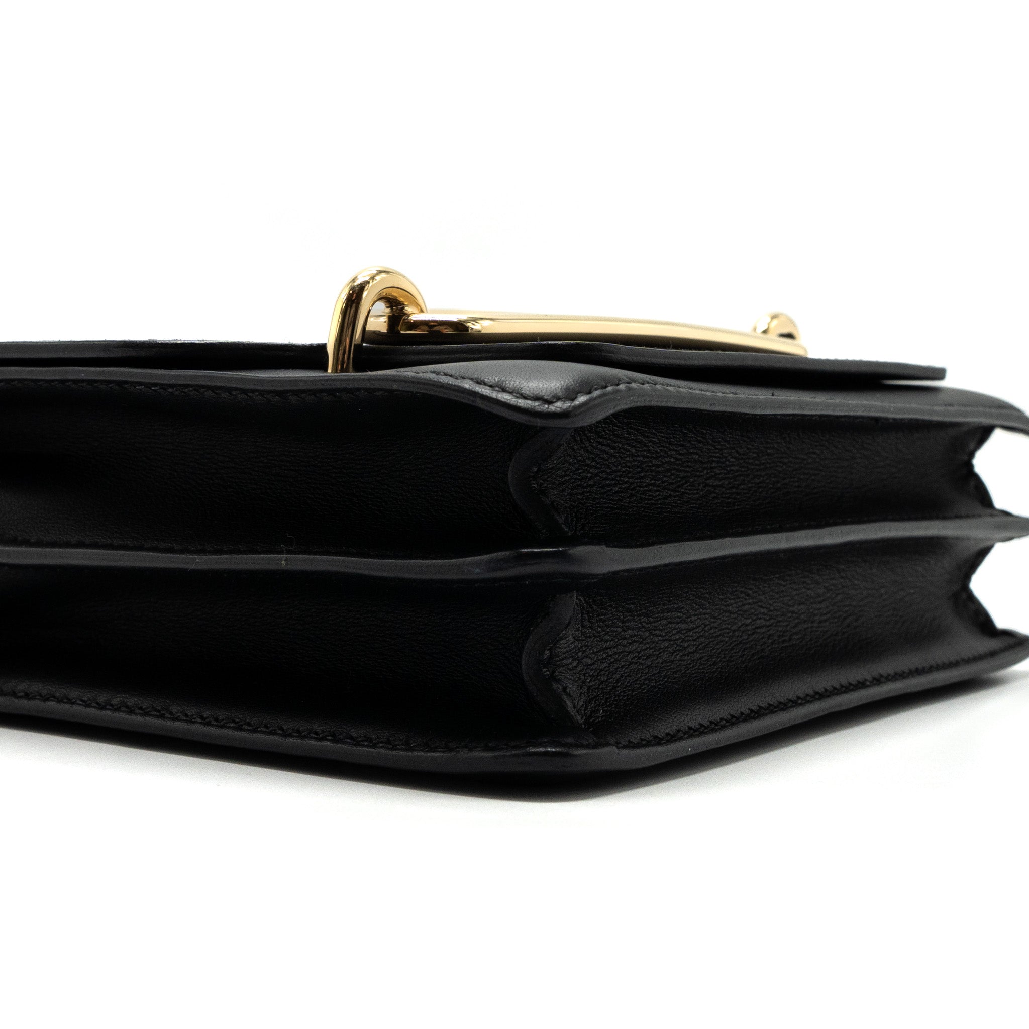 HERMES MINI ROULIS SWIFT BLACK GHW