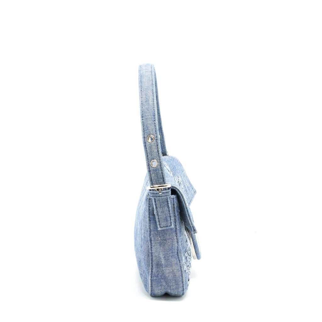FENDI LIMITED EDITION BAGUETTE DENIM SHW