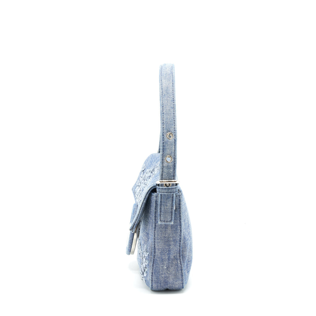 FENDI LIMITED EDITION BAGUETTE DENIM SHW
