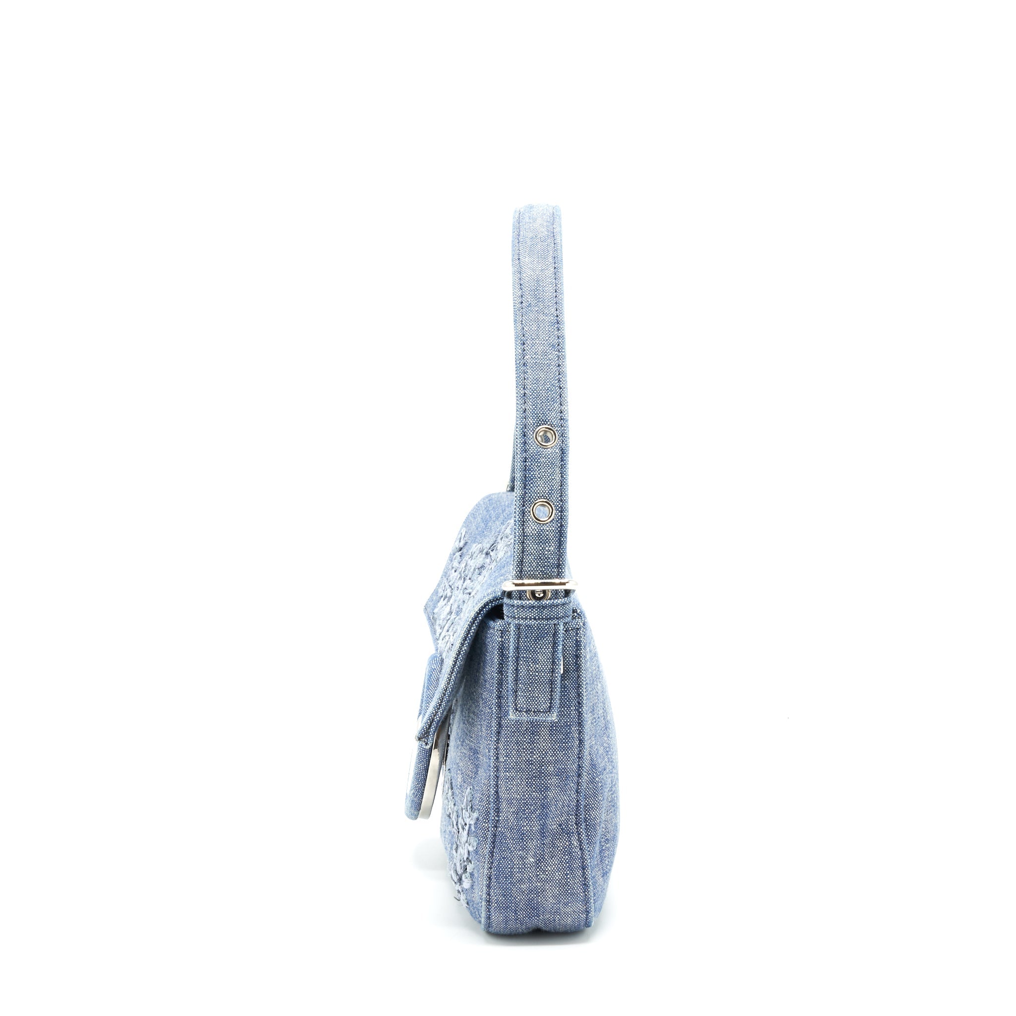 FENDI LIMITED EDITION BAGUETTE DENIM SHW