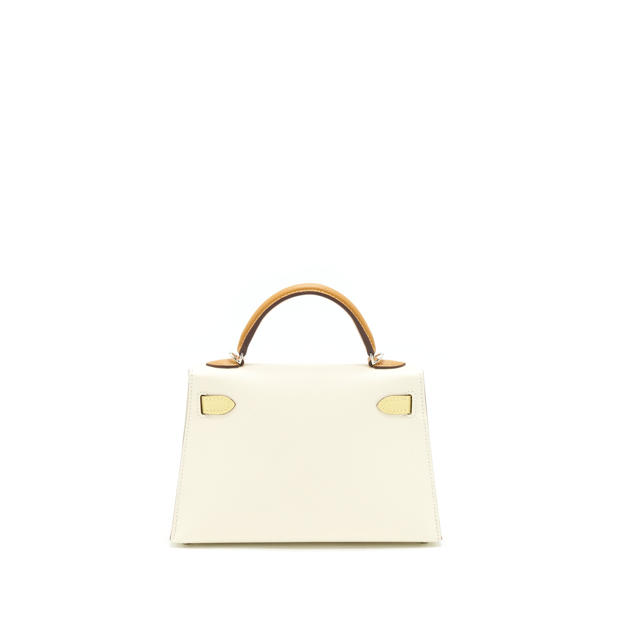 HERMES MINI KELLY Ⅱ EPSOM NATA/ SESAME / JAUNE POUSSIN SHW
