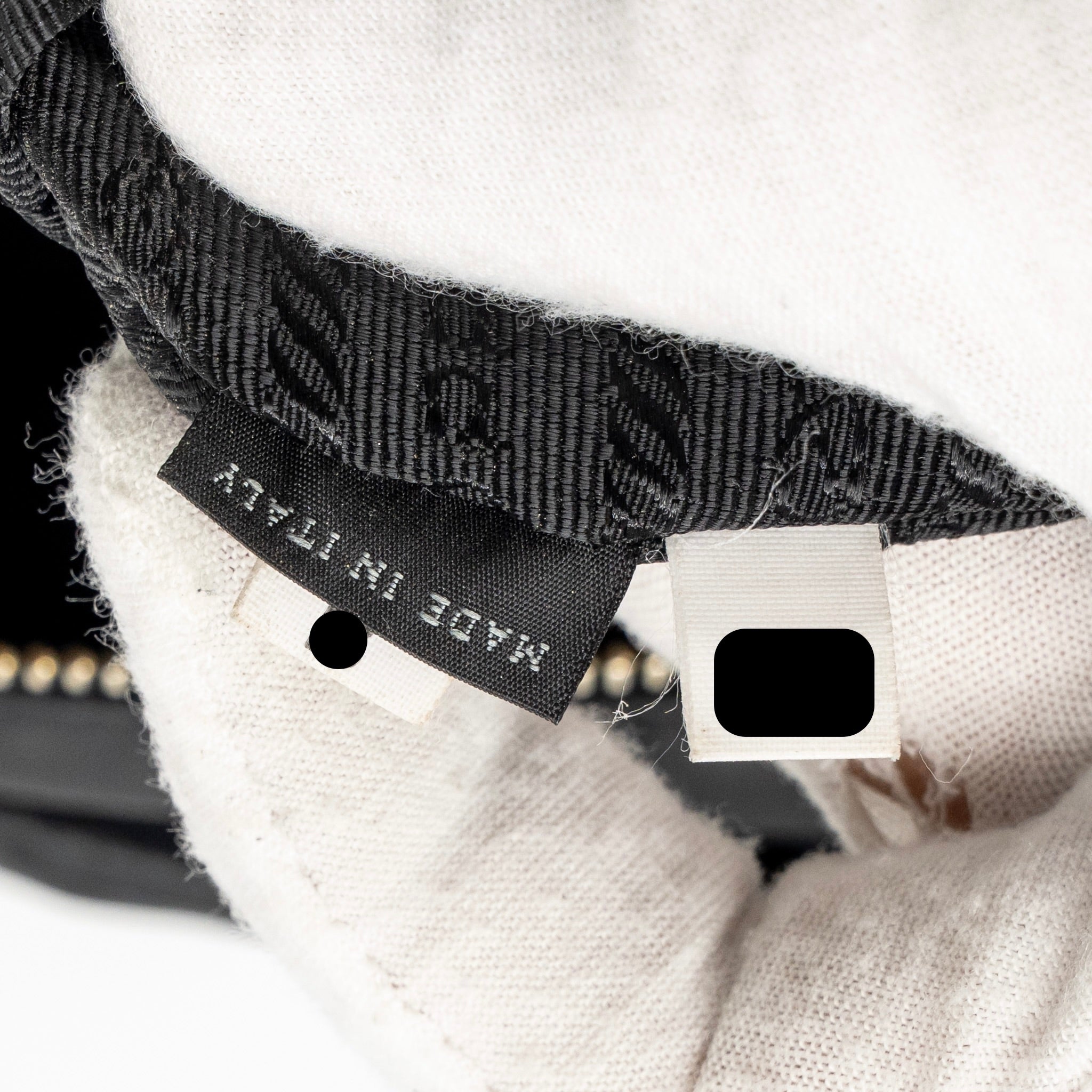 PRADA RE-EDITION LARGE TESSUTO TOTE BAG RE-NYLON/SAFFIANO LEATHER BLACK GHW