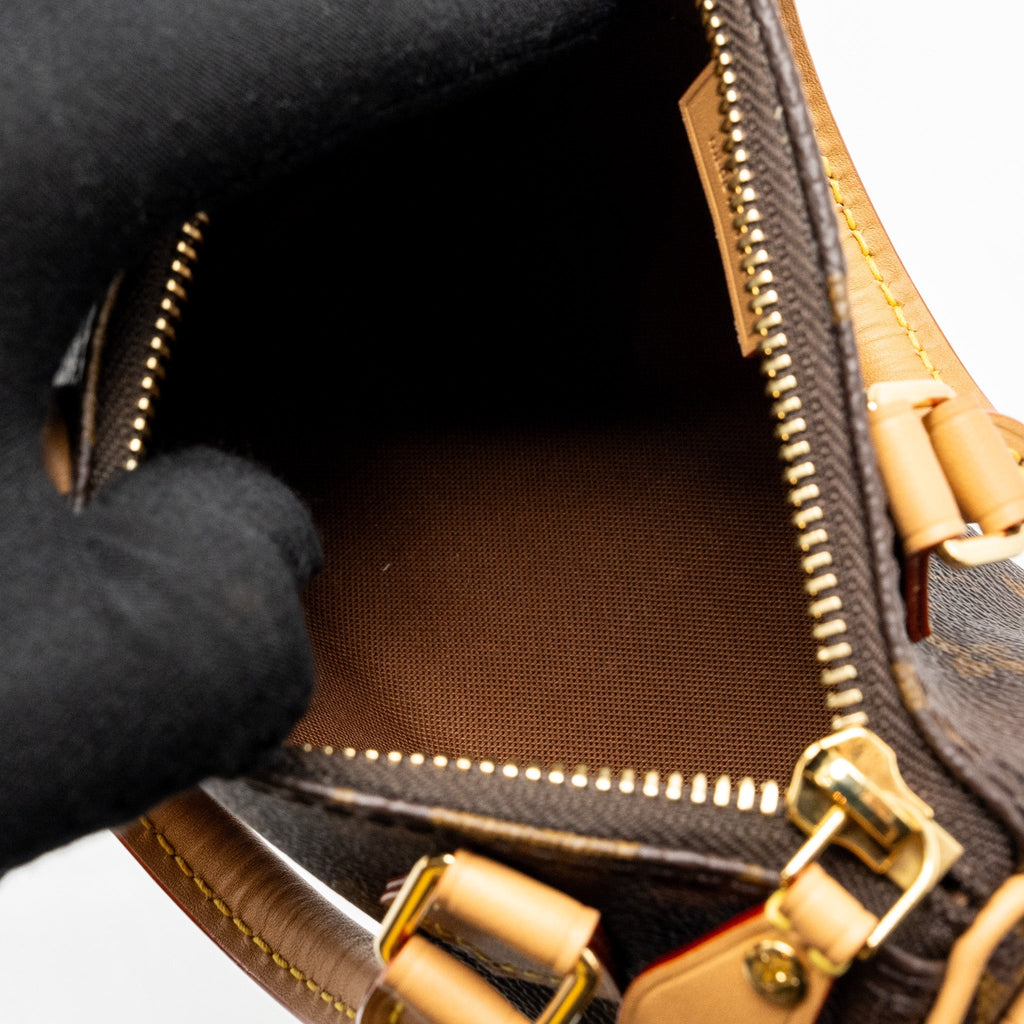 LOUIS VUITTON NANO SPEEDY MONOGRAM CANVAS GHW
