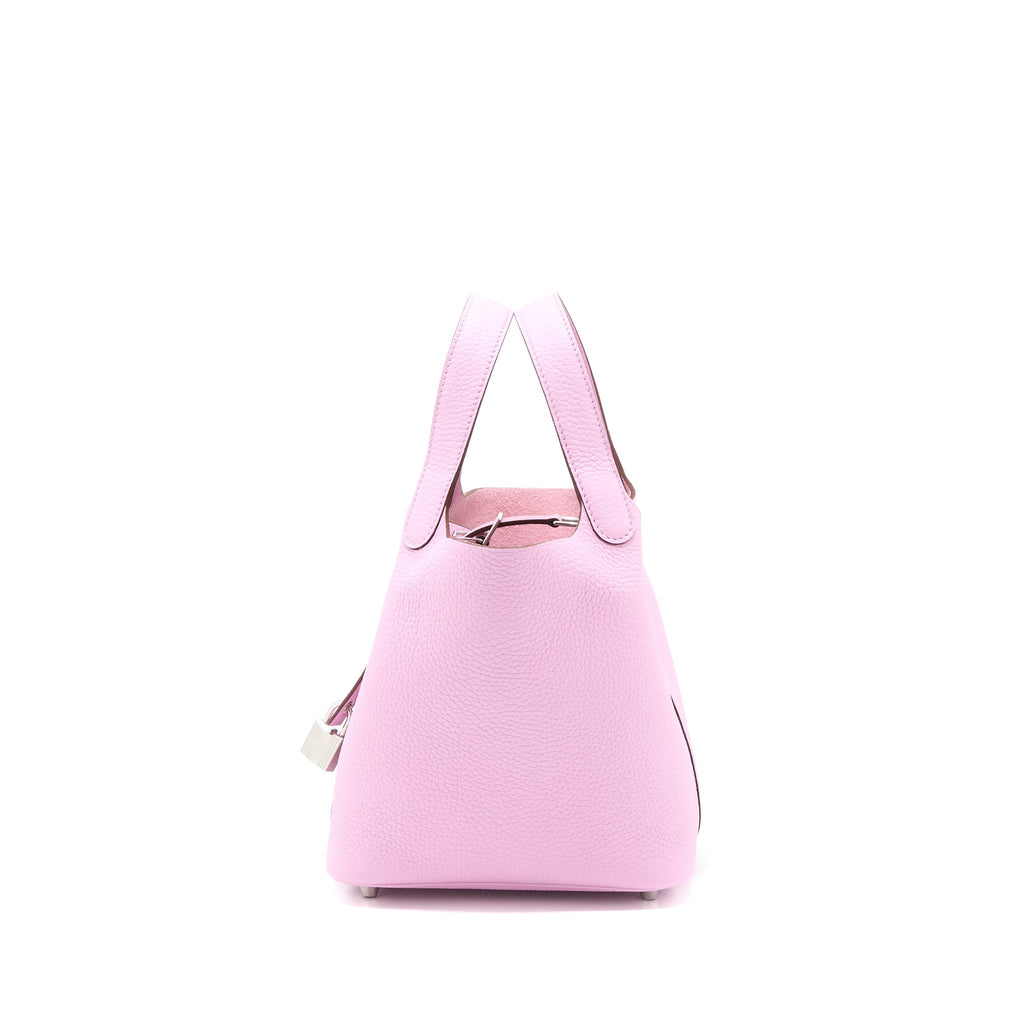 HERMES PICOTIN 18 LOCK BAG CLEMENCE X9 MAUVE SYLVE SHW