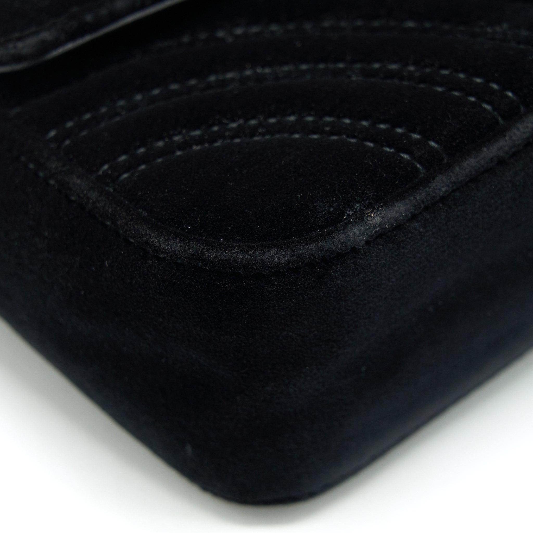 GUCCI MINI MARMONT VELVET BLACK GHW
