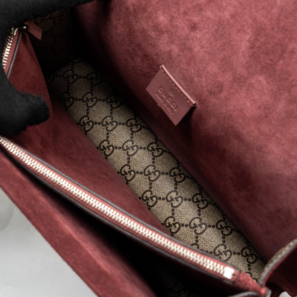 GUCCI DIONYSUS SHOULDER BAG FLOWER PRINTED GG SUPREME CANVAS SHW