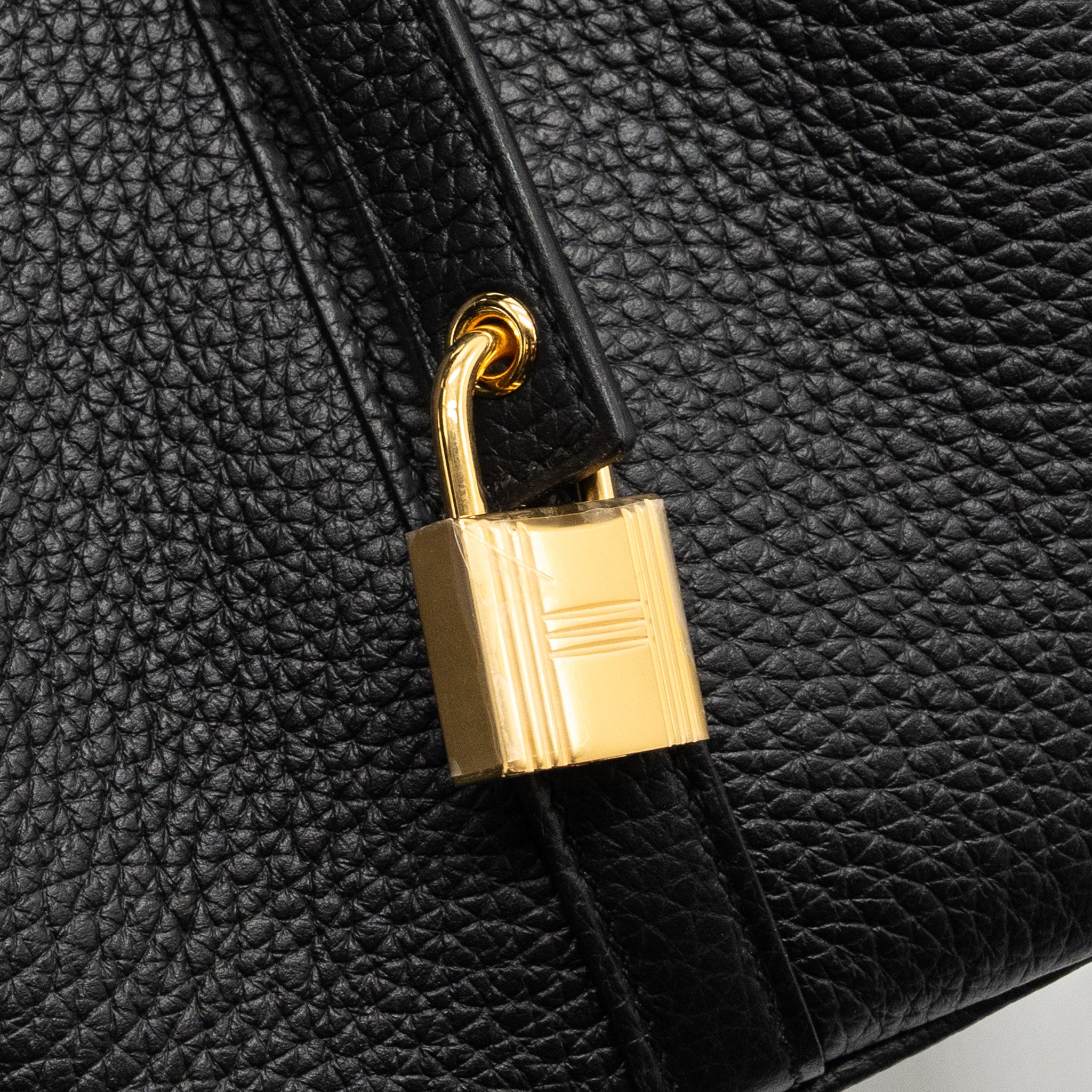 HERMERS PICOTIN 18 LOCK BAG CLEMENCE BLACK GHW