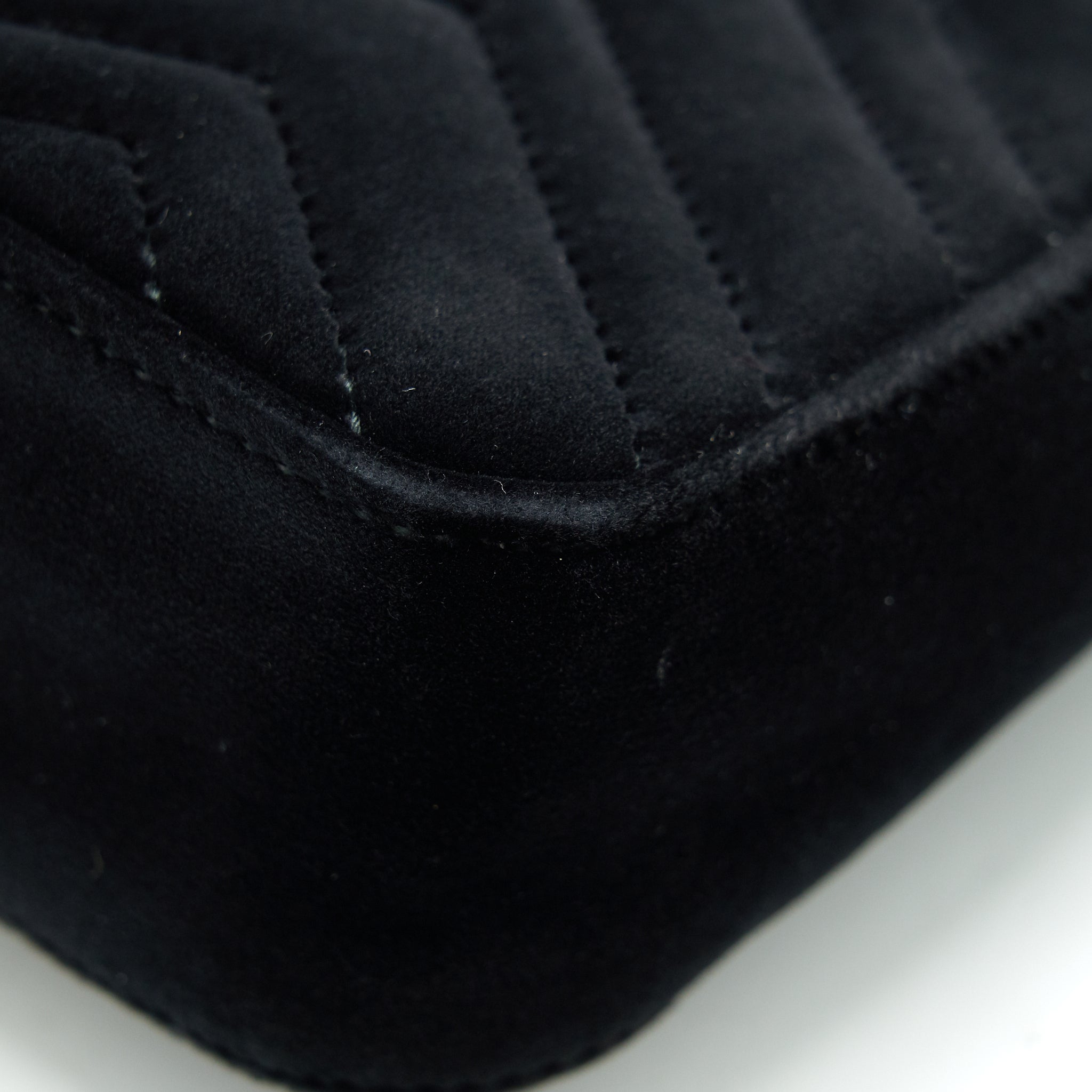 GUCCI MINI MARMONT VELVET BLACK GHW