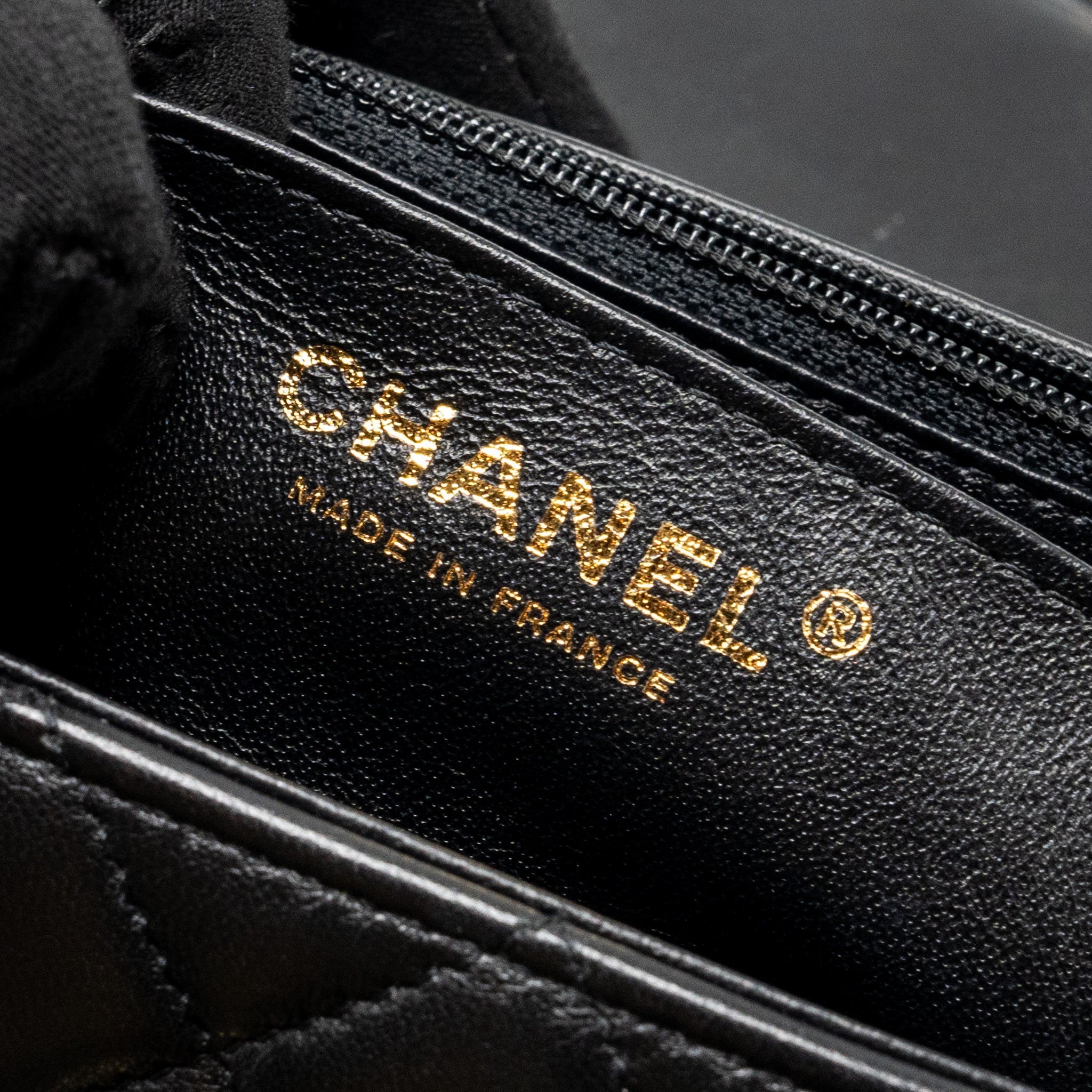 CHANEL EGYPTIAN AMULET MINI RECTANGULAR FLAP BAG LAMBSKIN BLACK GHW