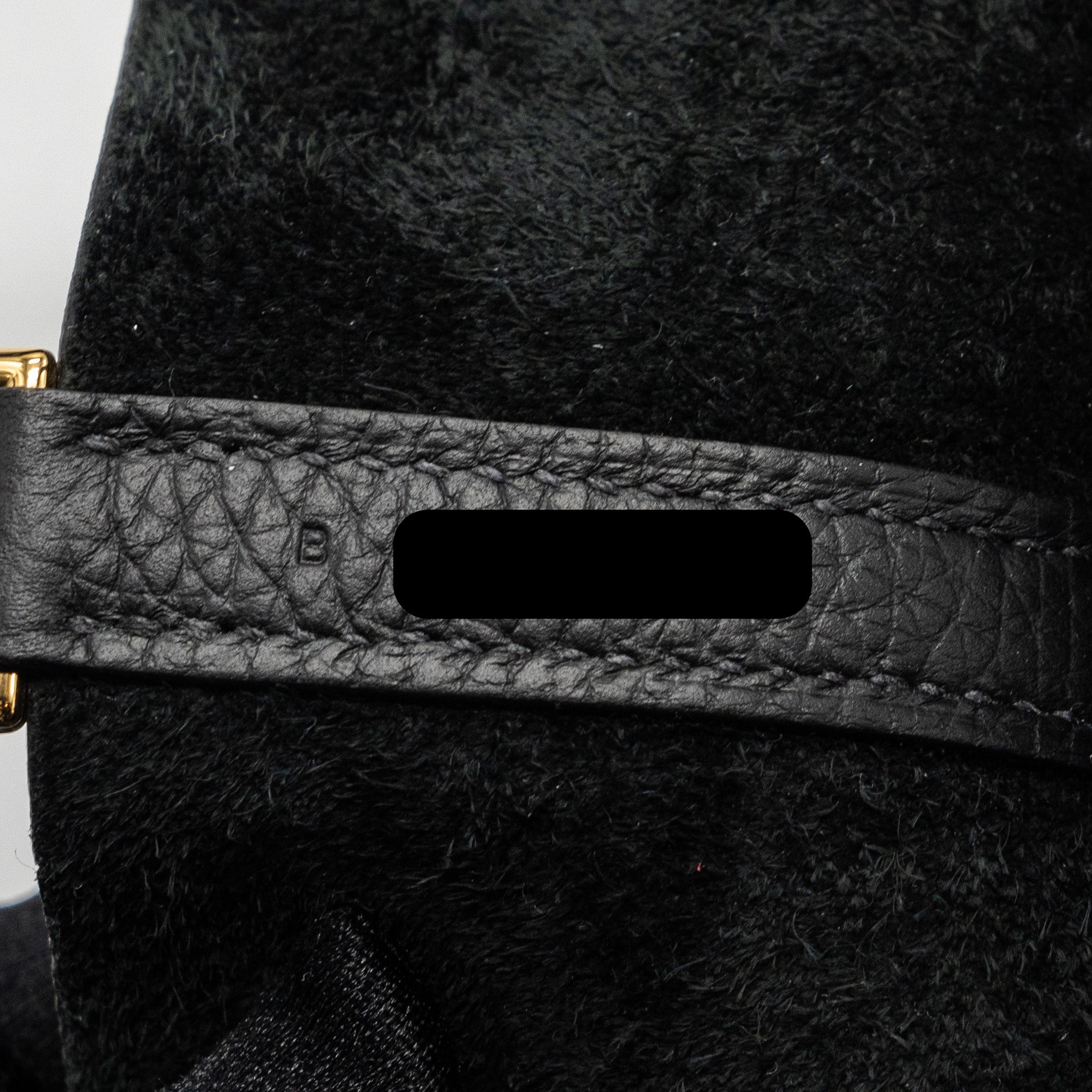 HERMERS PICOTIN 18 LOCK BAG CLEMENCE BLACK GHW