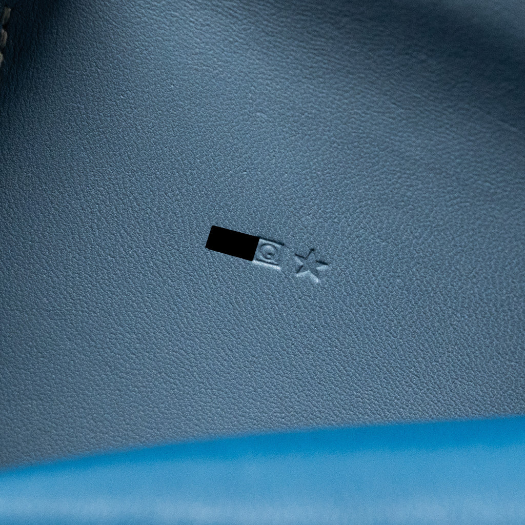 HERMES DOGON COMPACT WALLET SWIFT BLUE SHW