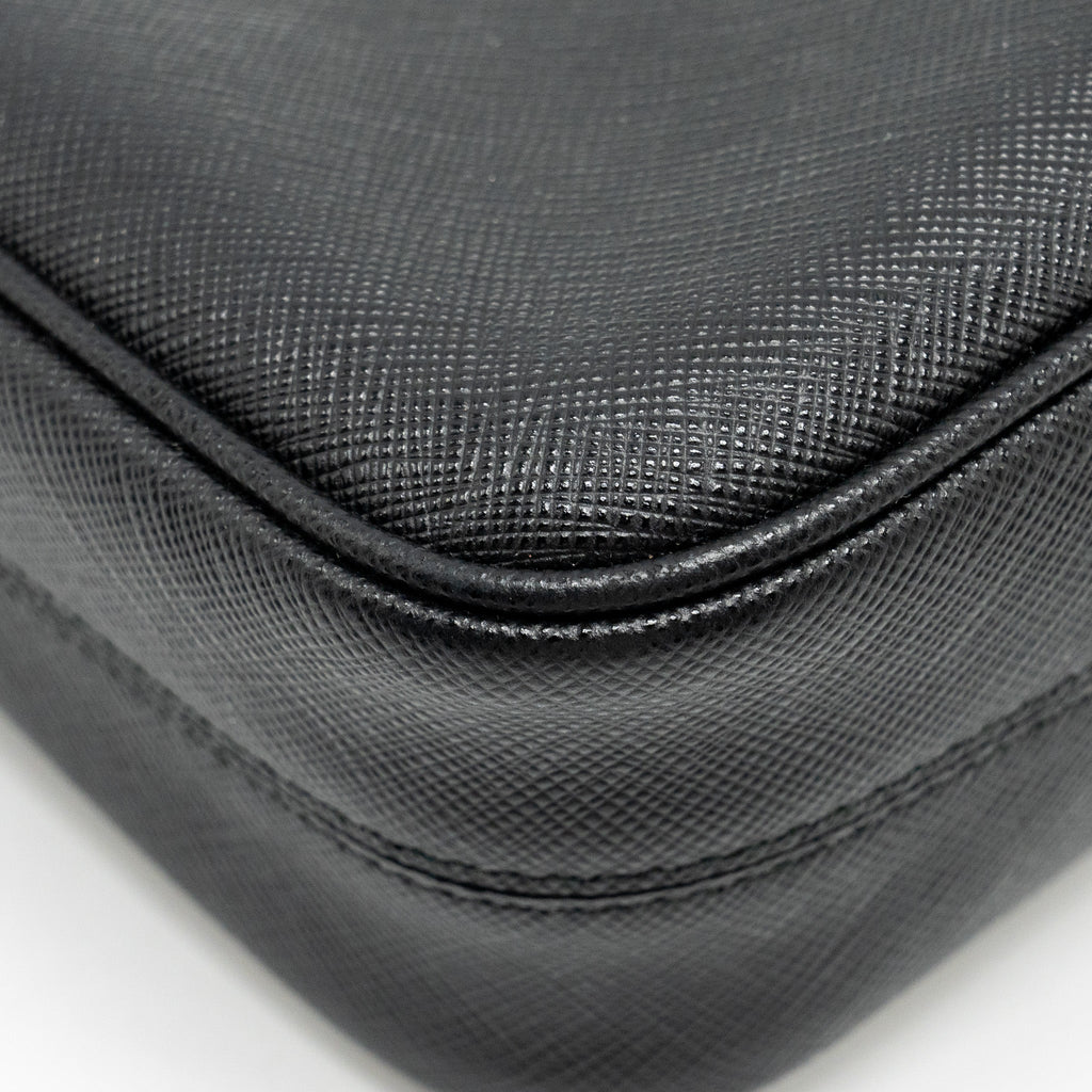 PRADA RE-EDITION 2005 SAFFIANO LEATHER BLACK GHW
