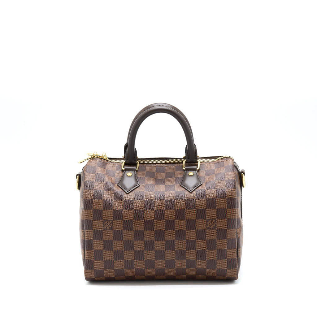 LOUIS VUITTON SPEEDY 25 DAMIER EBENE GHW
