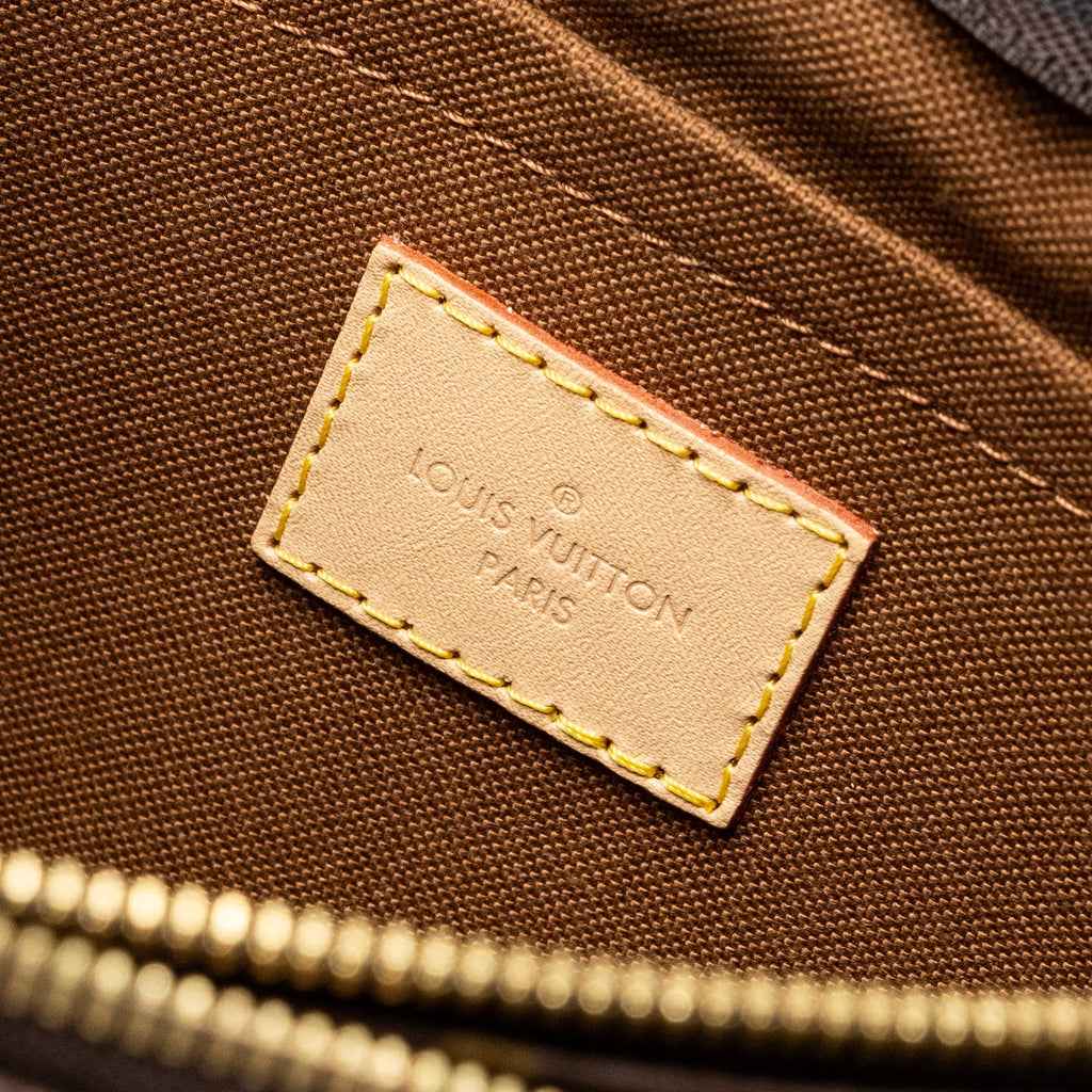 LOUIS VUITTON MULTI POCHETTE MONOGRAM CANVAS KHAKI STRAP GHW