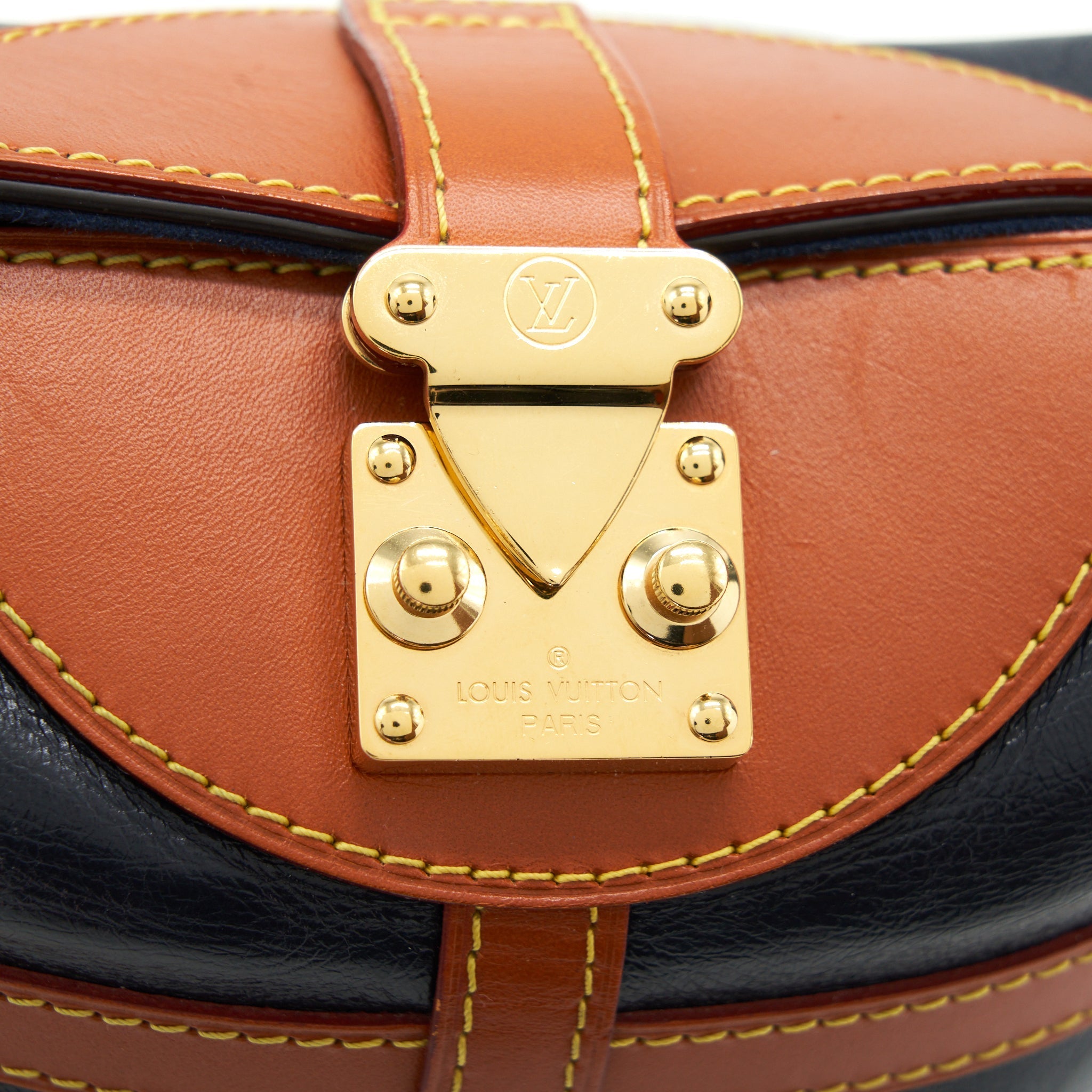 LOUIS VUITTON DUFFLE BAG BLACK GHW WITH MONOGRAM STRAP
