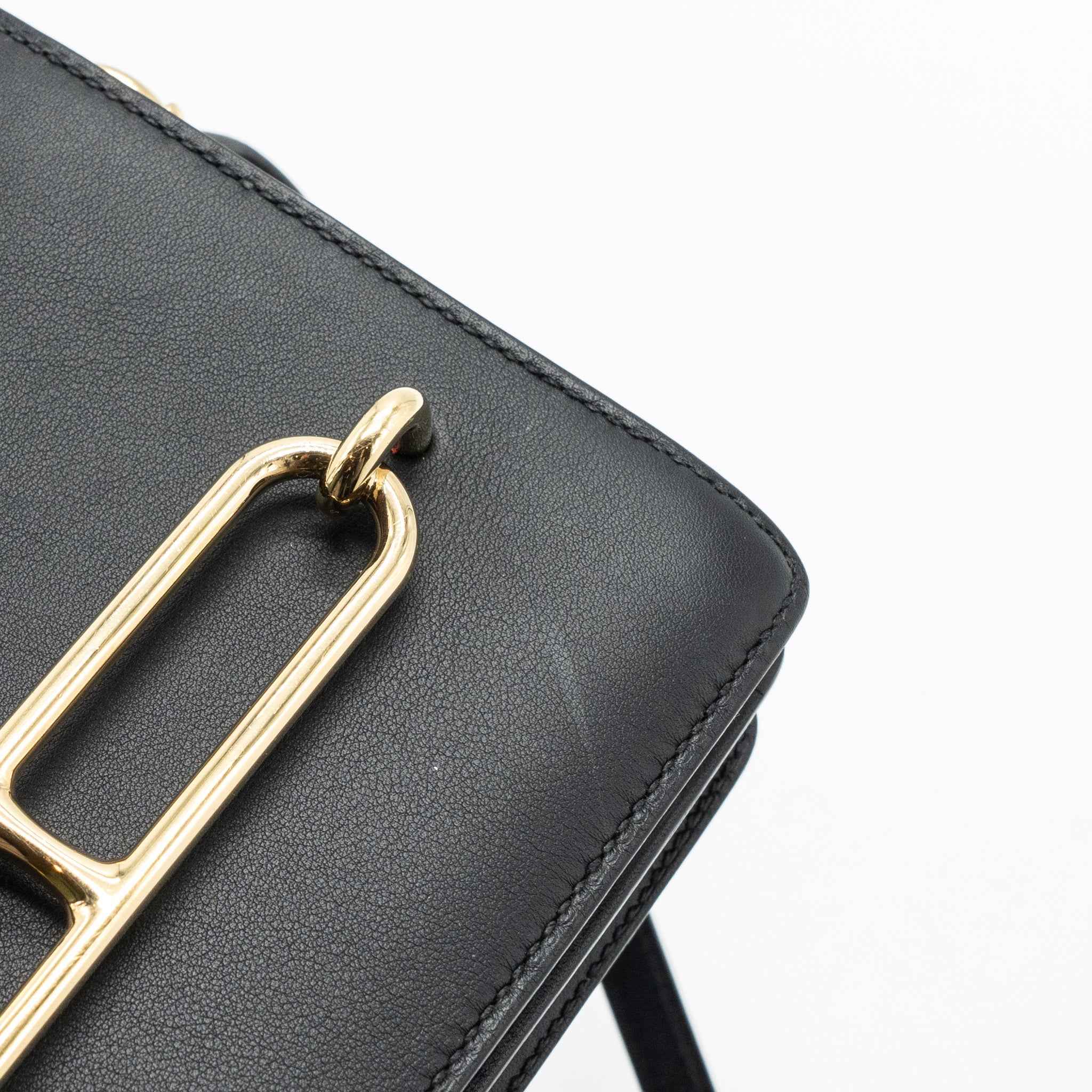 HERMES MINI ROULIS SWIFT BLACK GHW