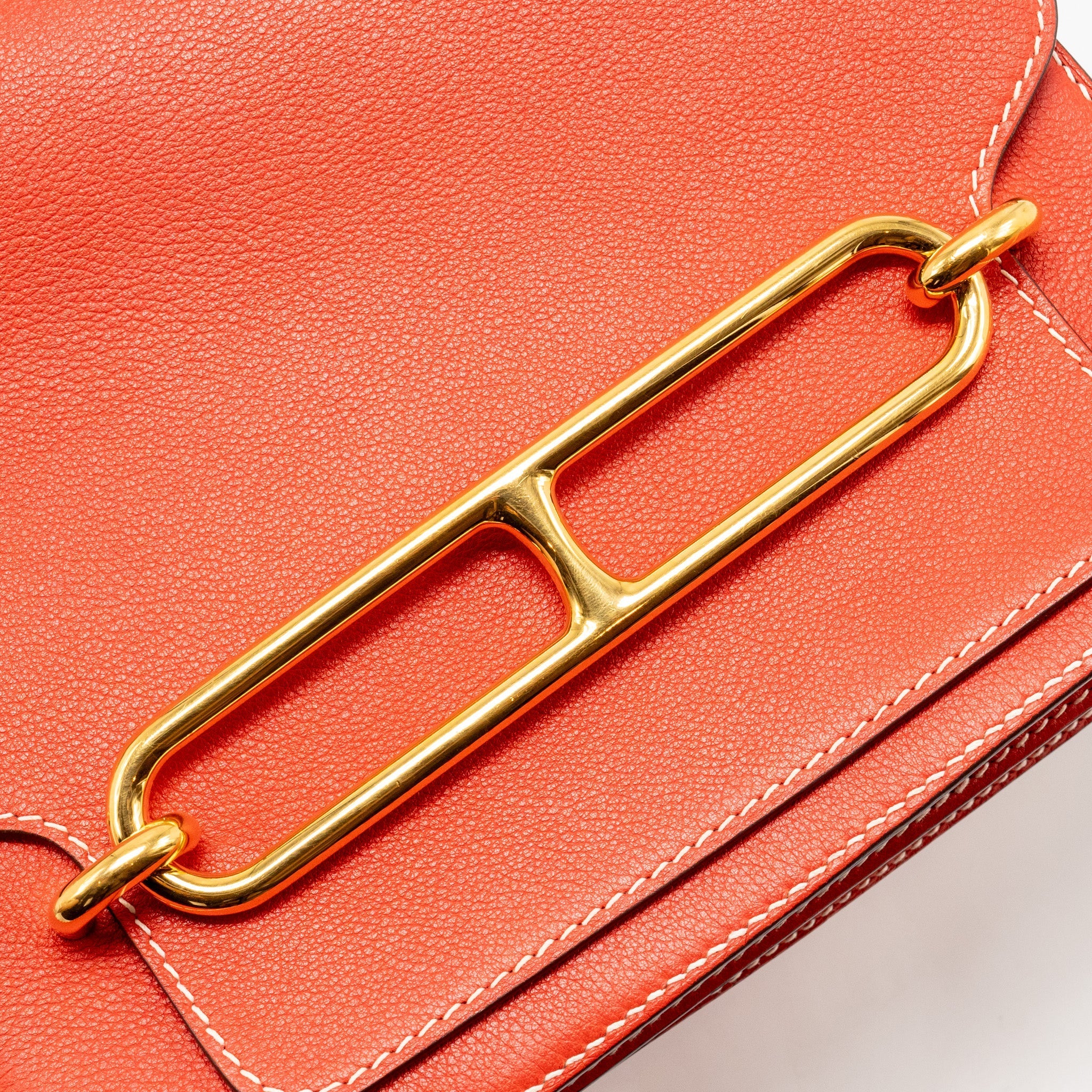 HERMES ROULIS 23 EVERCOLOR ROUGE TOMATE GHW