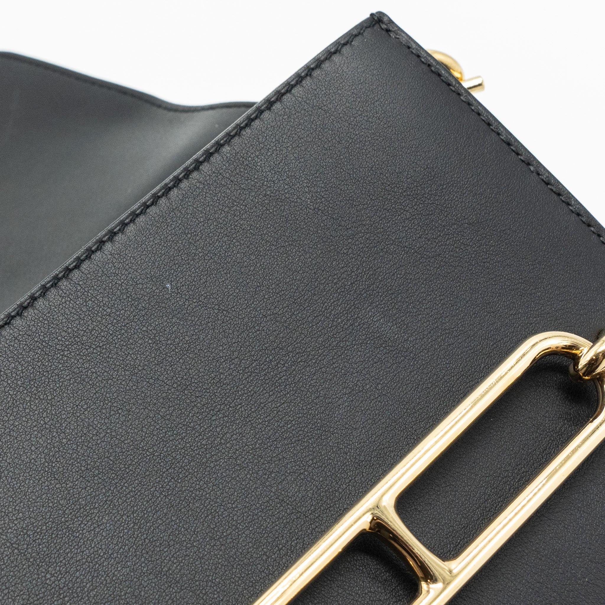 HERMES MINI ROULIS SWIFT BLACK GHW