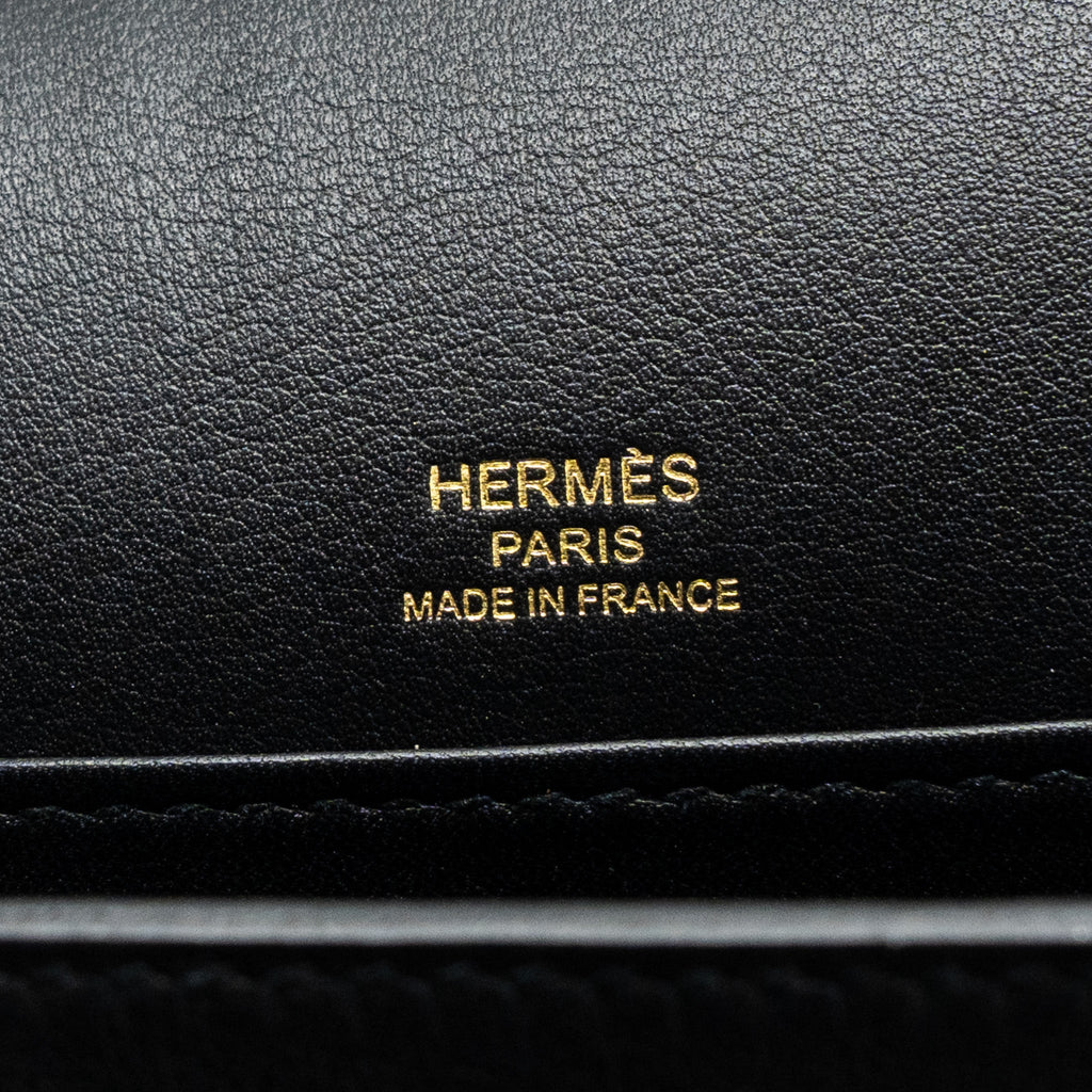 HERMES MINI ROULIS SWIFT BLACK GHW