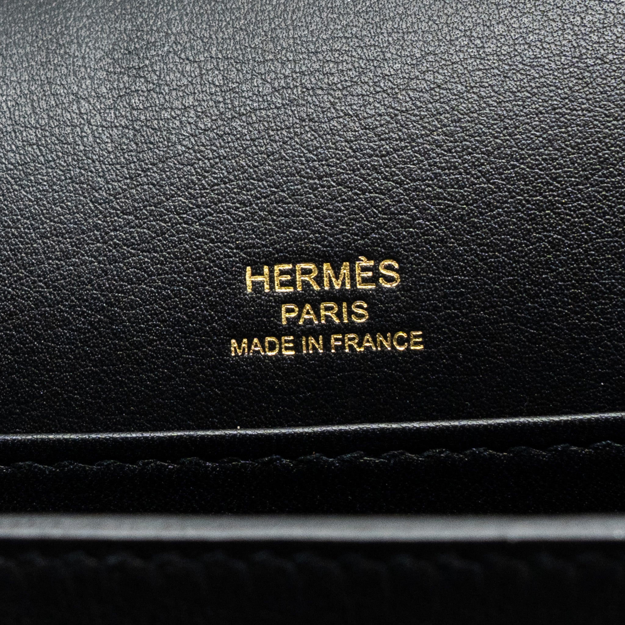 HERMES MINI ROULIS SWIFT BLACK GHW
