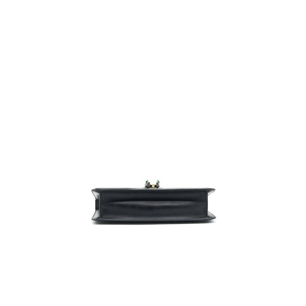 BVLGARI SERPENTI CHAIN BAG IN BLACK