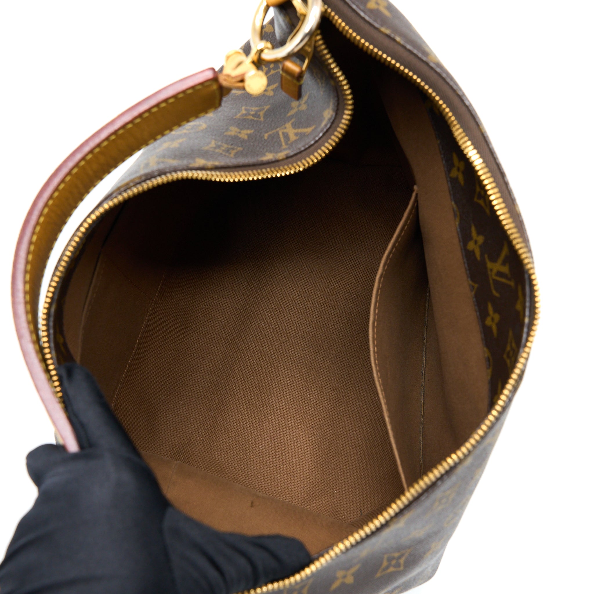LOUIS VUITTON SULLY MM MONOGRAM CANVAS GHW
