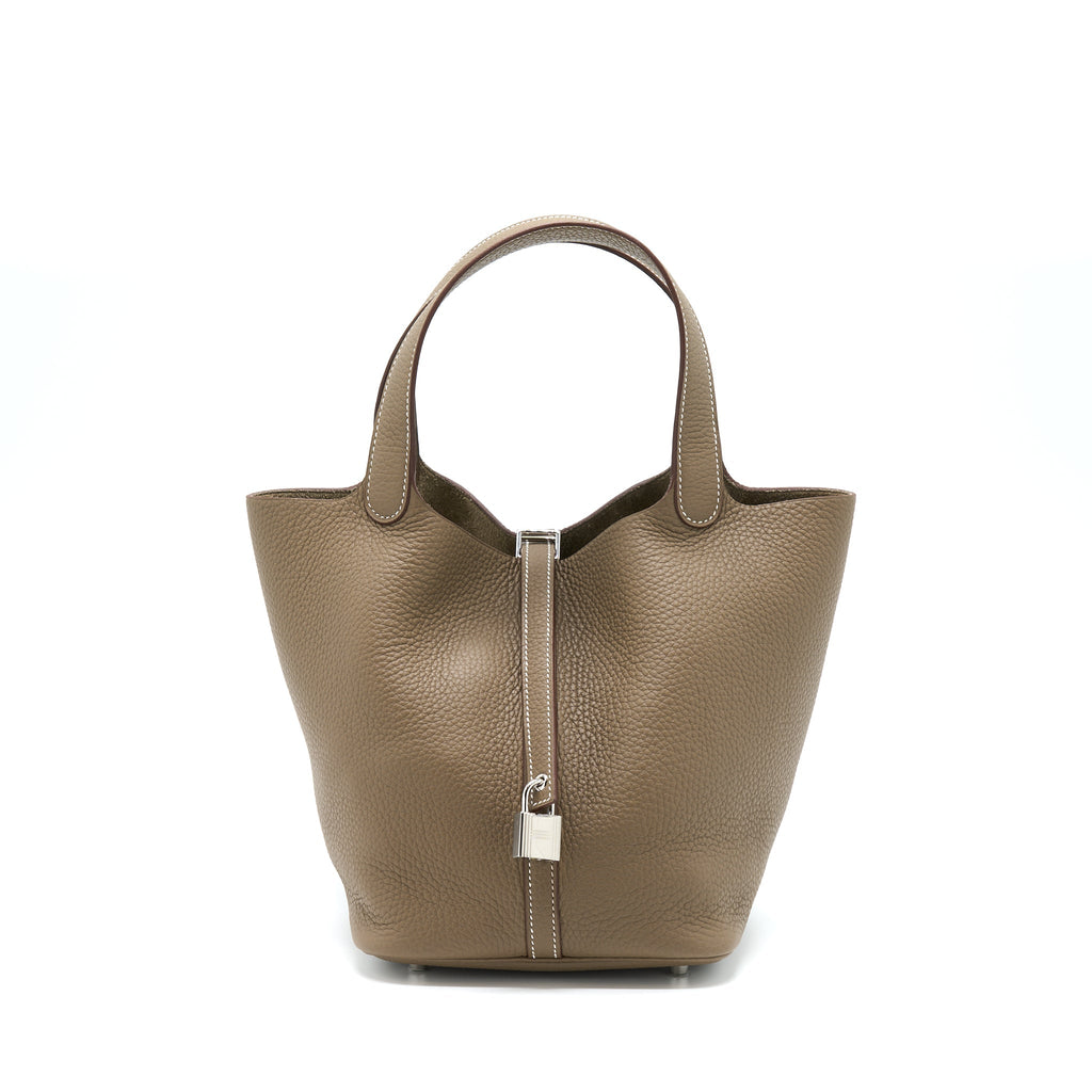 HERMES PICOTIN LOCK BAG 22 CLEMENCE ETOUPE SHW
