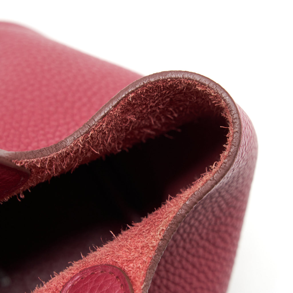 HERMES PICOTIN 18 LOCK BAG DARK RED SHW