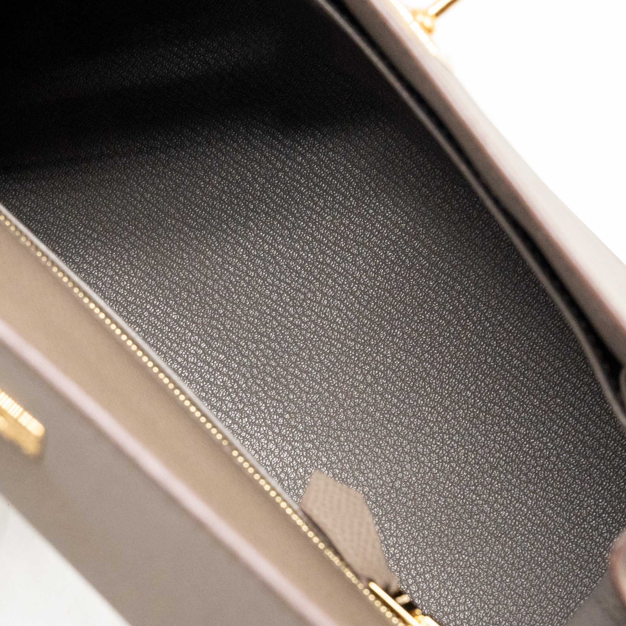 HERMES KELLY 25 EPSOM 8F GRIS ETAIN GHW
