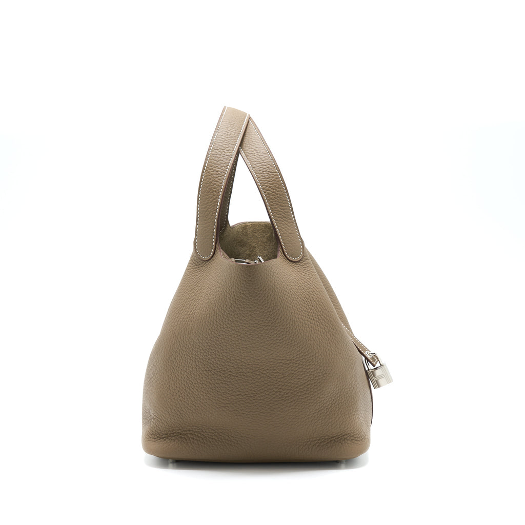 HERMES PICOTIN LOCK BAG 22 CLEMENCE ETOUPE SHW