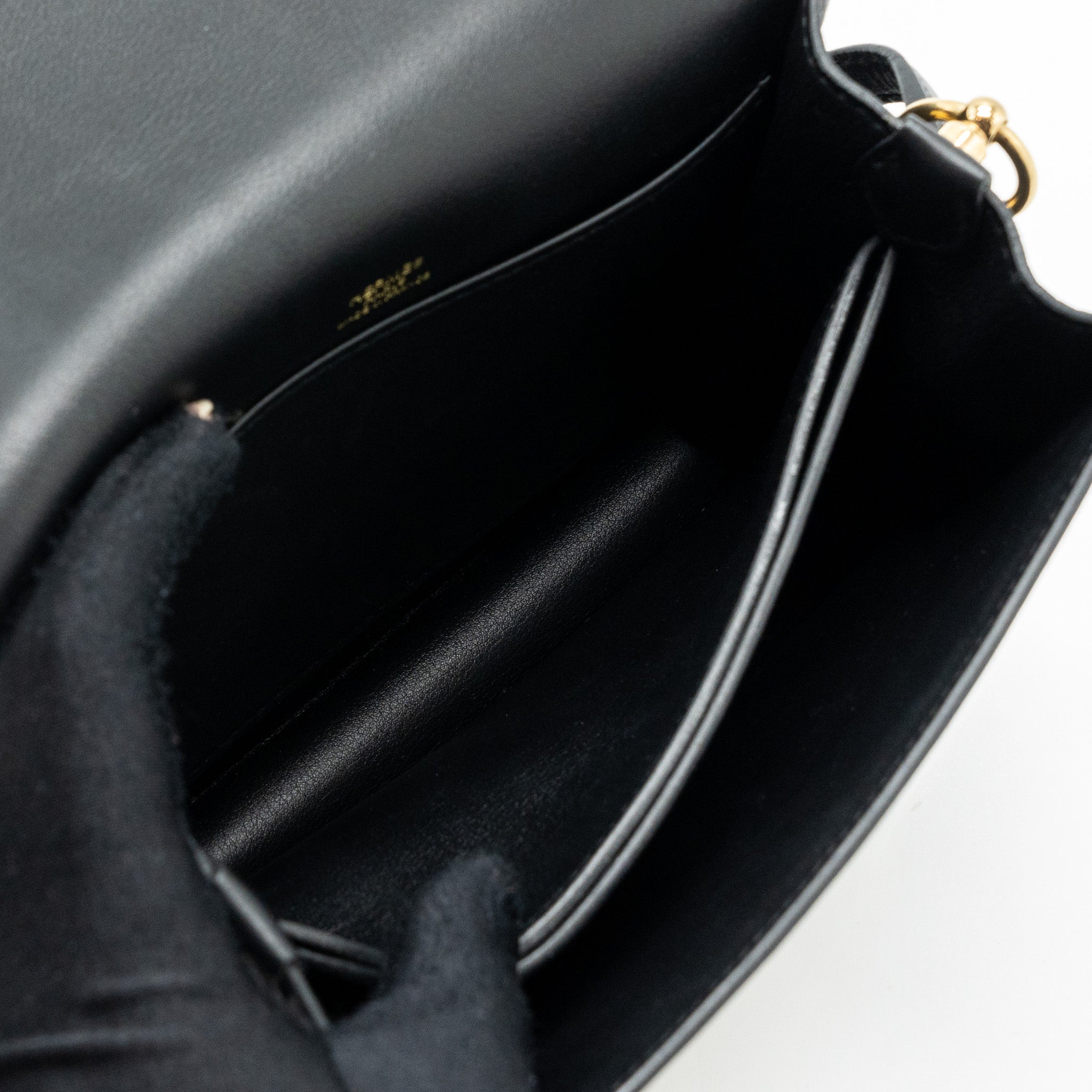 HERMES MINI ROULIS SWIFT BLACK GHW