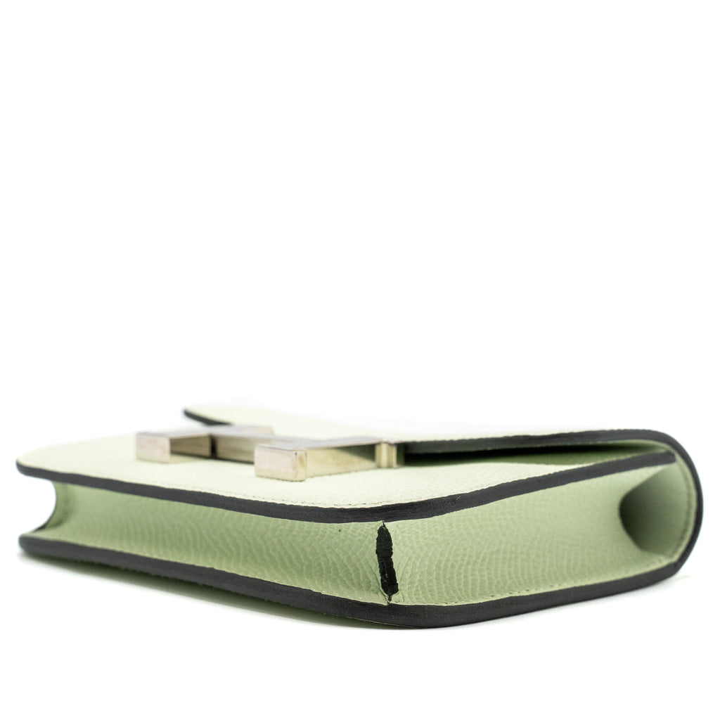HERMES CONSTANCE SLIM EPSOM VERT FIZZ SHW