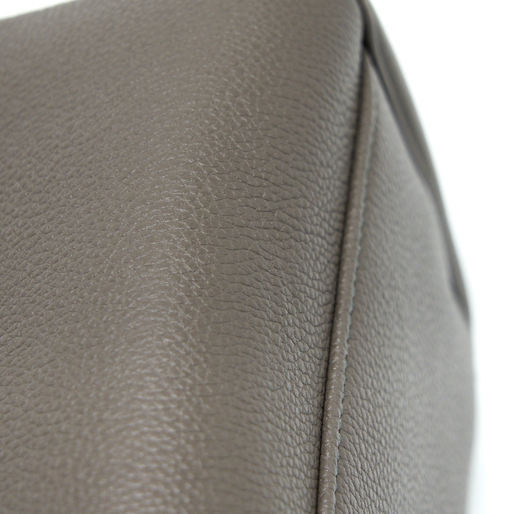 CELINE MEDIUM SOFT 16 BAG GRAINED CALFSKIN DARK GREY GHW