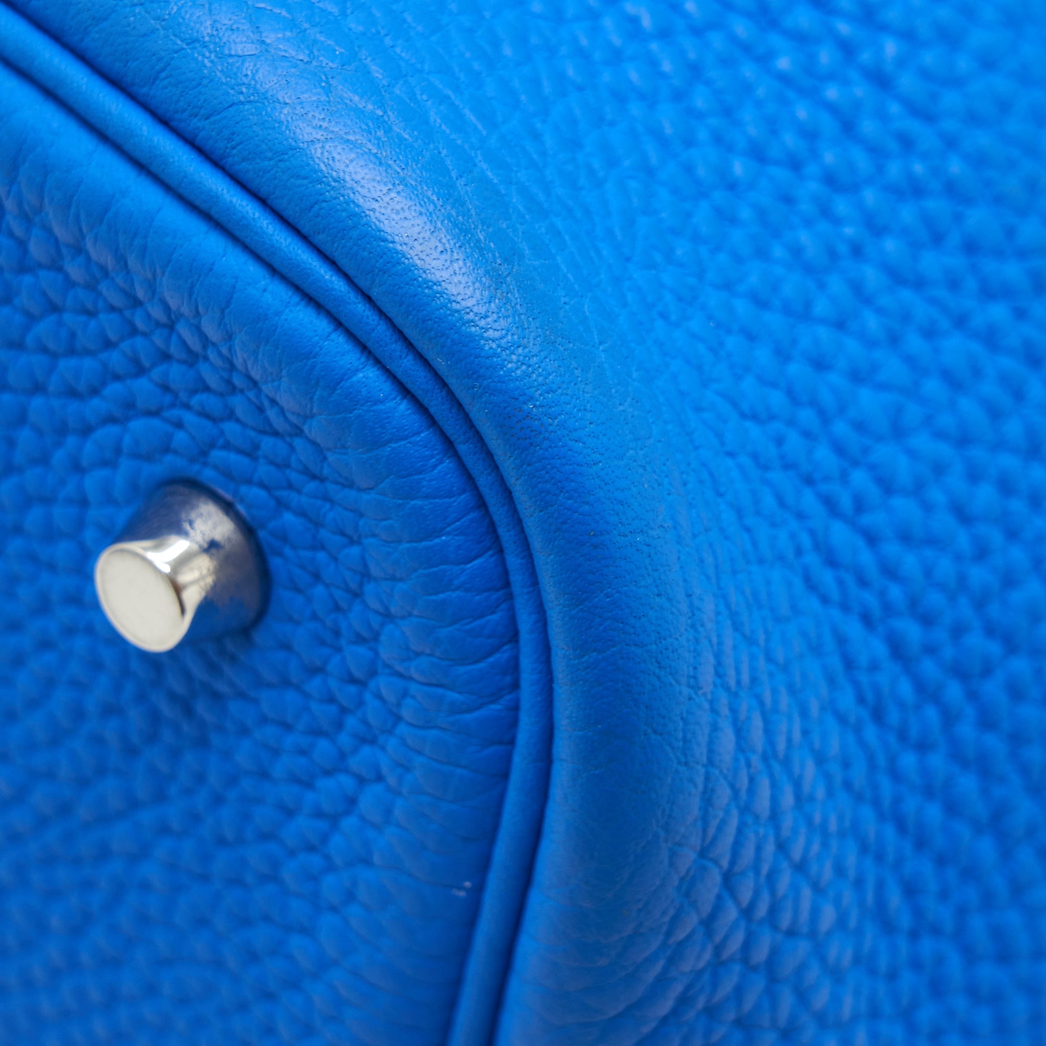 HERMES PICOTIN 22 LOCK BAG BRIGHT BLUE SHW