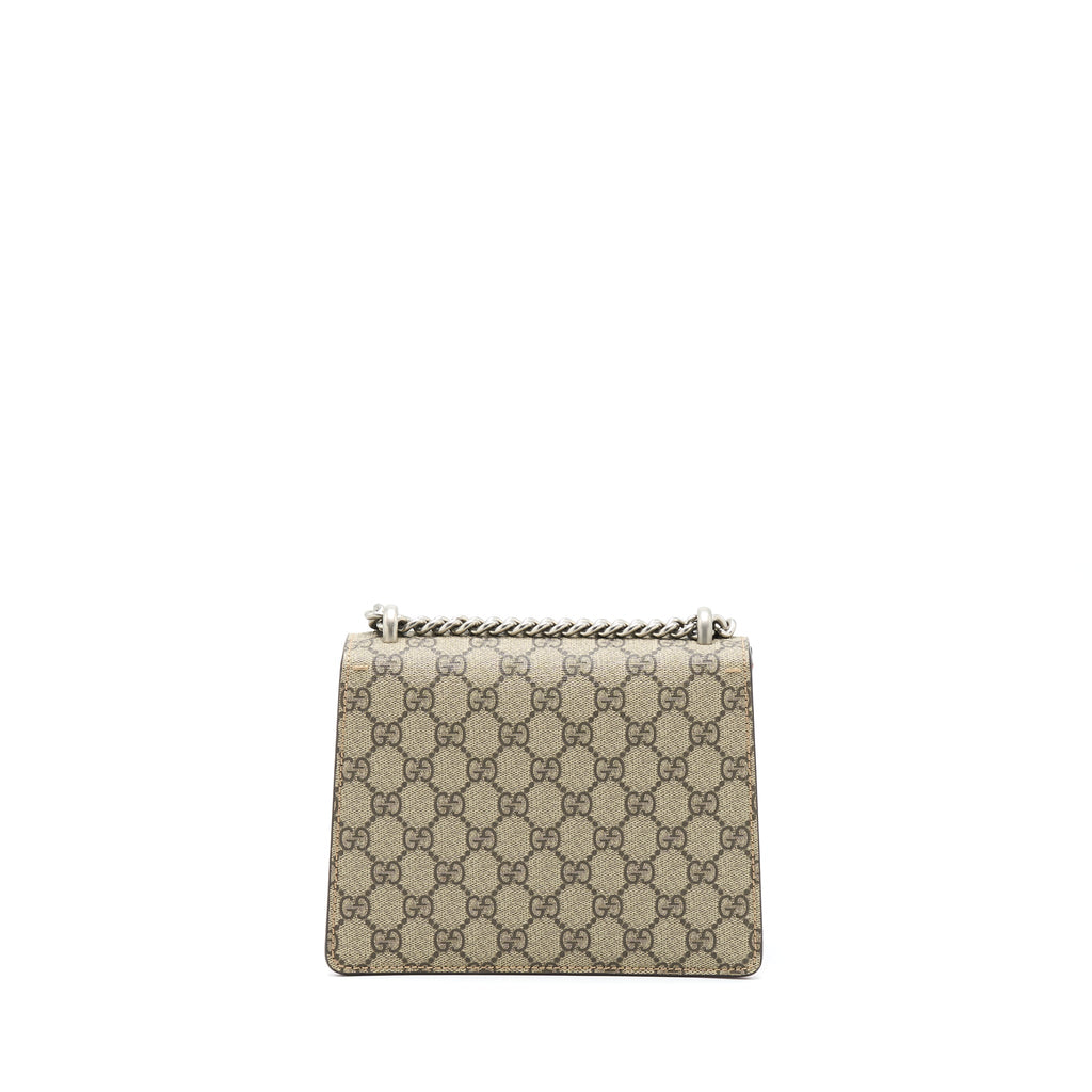 GUCCI MINI DIONYSUS SUPREME SUEDE RED CROSSBODY BAG SHW